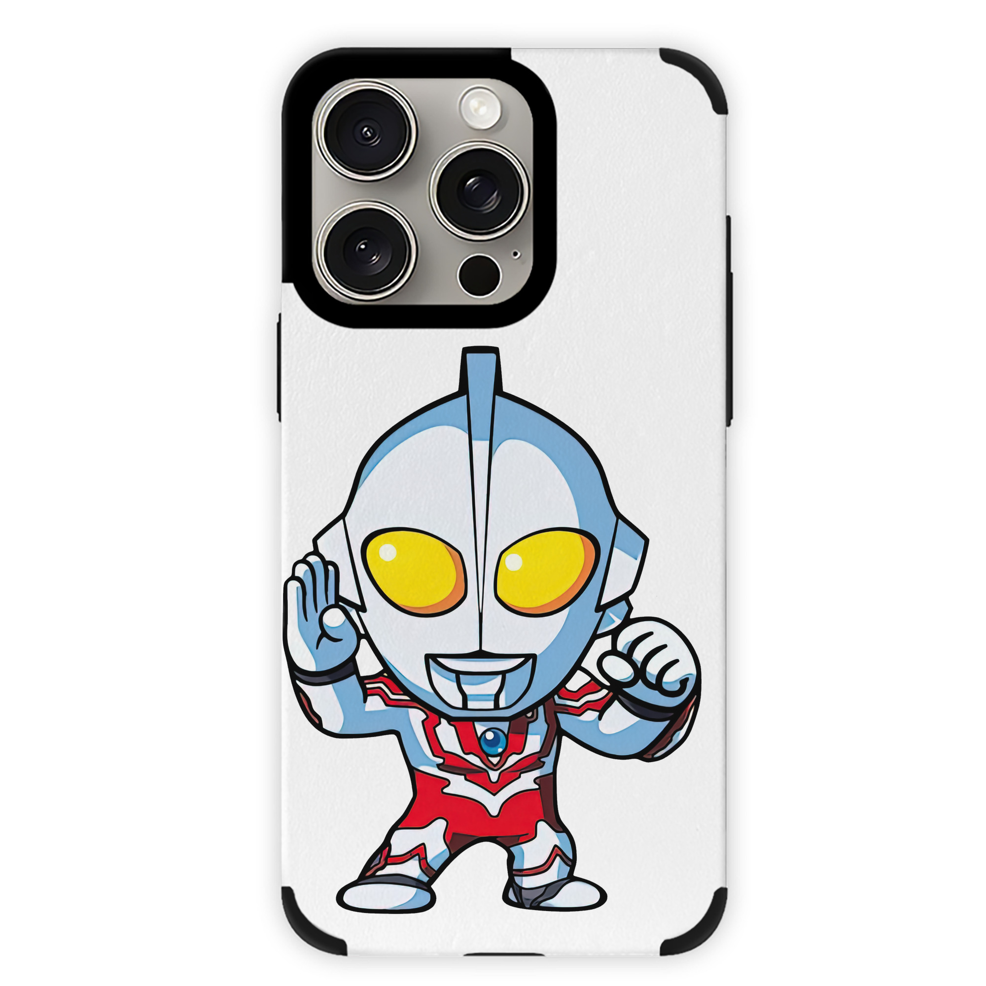 （画像用） ウルトラマン Ultraman 【iPhone15ProMax対応】 PUレザー スマホケース 耐衝撃＆黄変防止