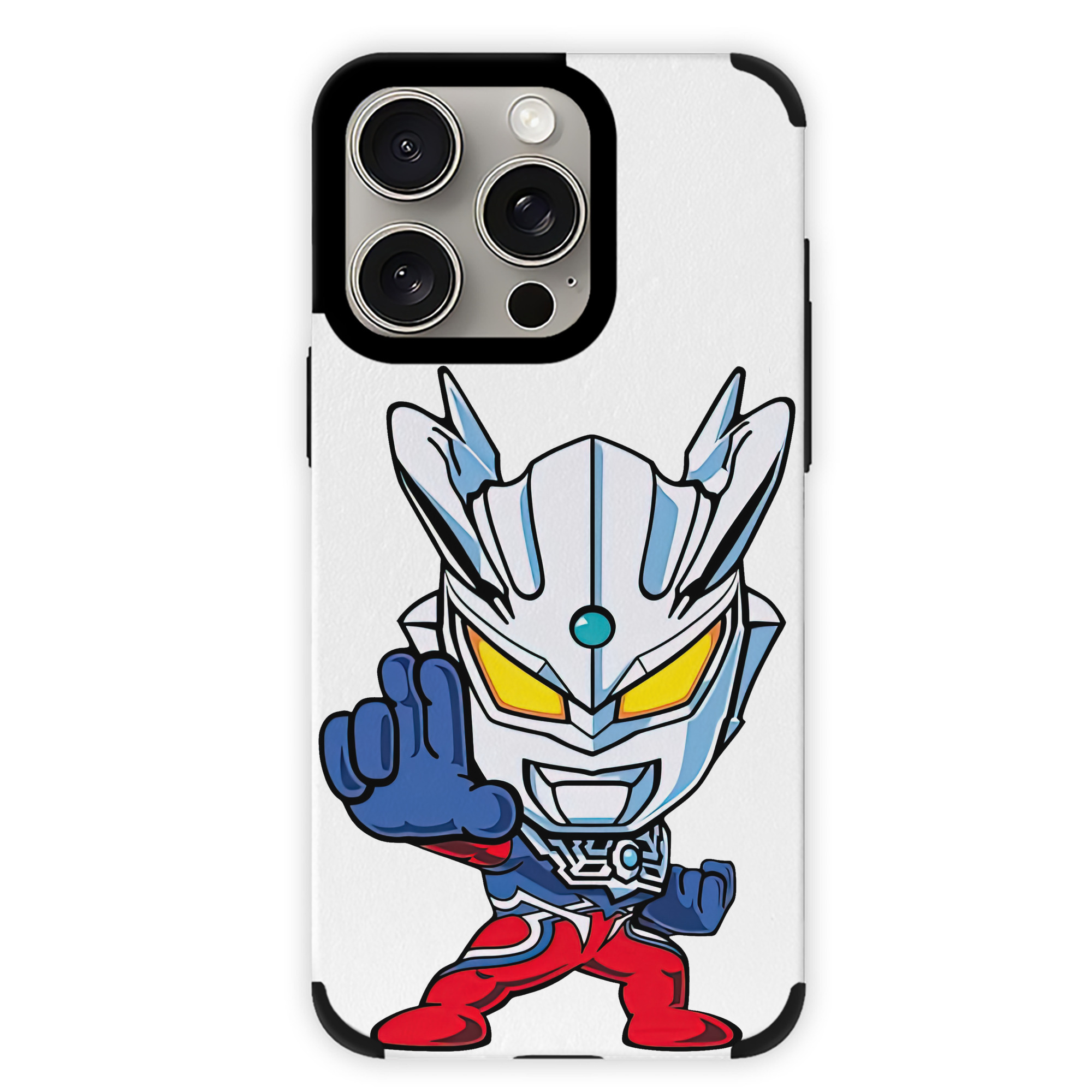 （画像用） ウルトラマン Ultraman 【iPhone15ProMax対応】 PUレザー スマホケース 耐衝撃＆黄変防止