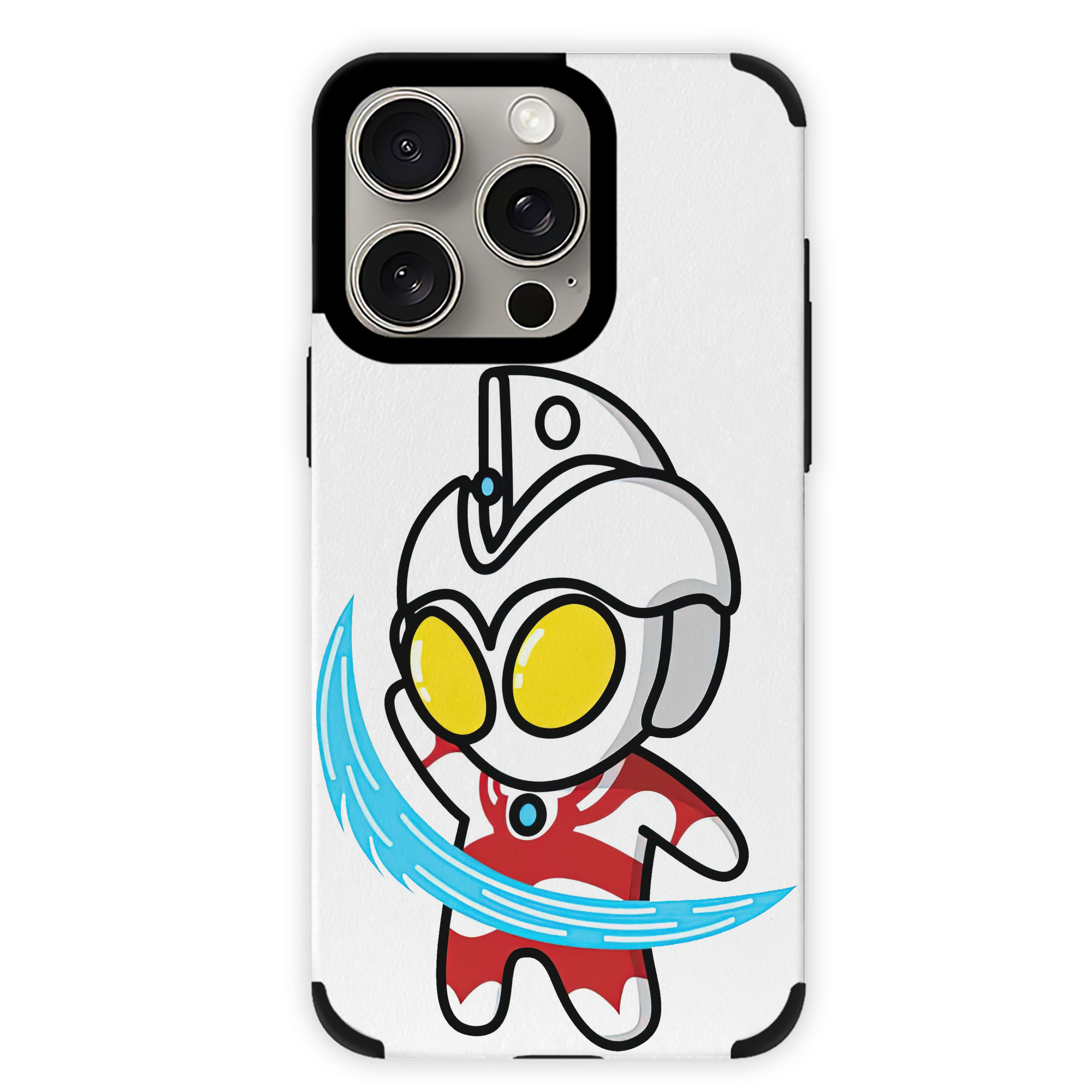 （画像用） ウルトラマン Ultraman 【iPhone15ProMax対応】 PUレザー スマホケース 耐衝撃＆黄変防止