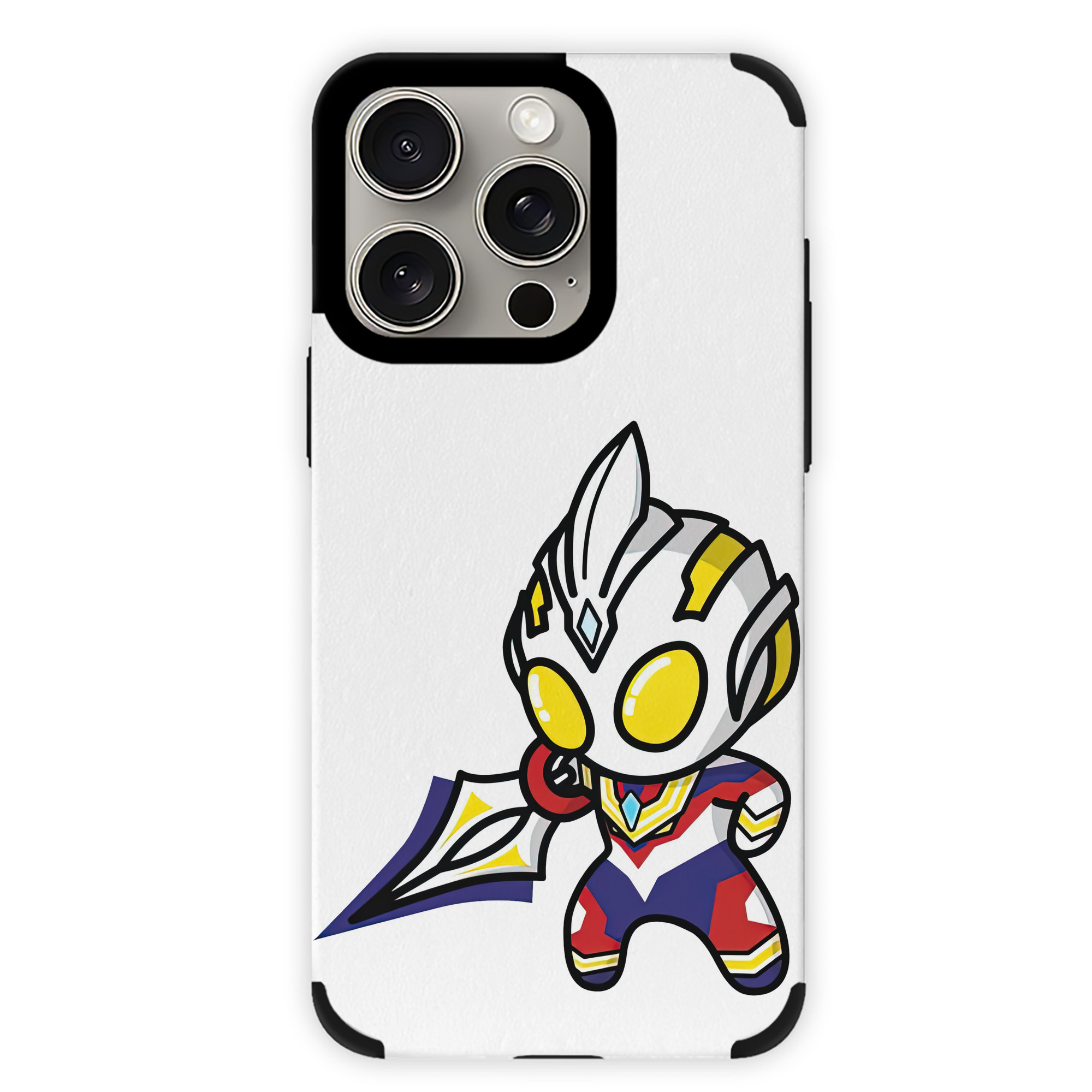 （画像用） ウルトラマン Ultraman 【iPhone15ProMax対応】 PUレザー スマホケース 耐衝撃＆黄変防止