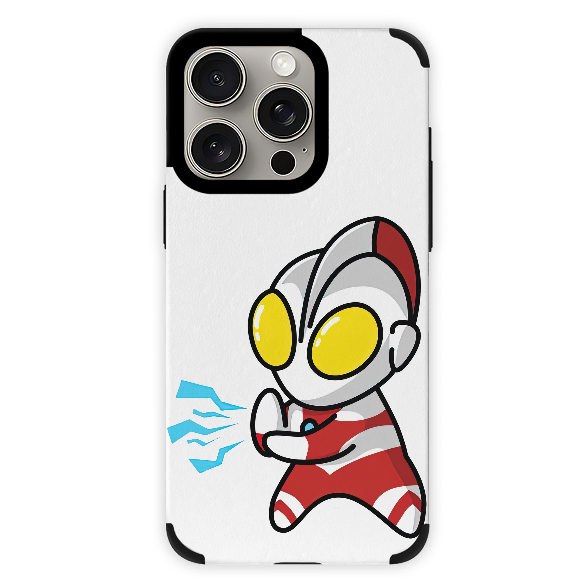 （画像用） ウルトラマン Ultraman 【iPhone15ProMax対応】 PUレザー スマホケース 耐衝撃＆黄変防止