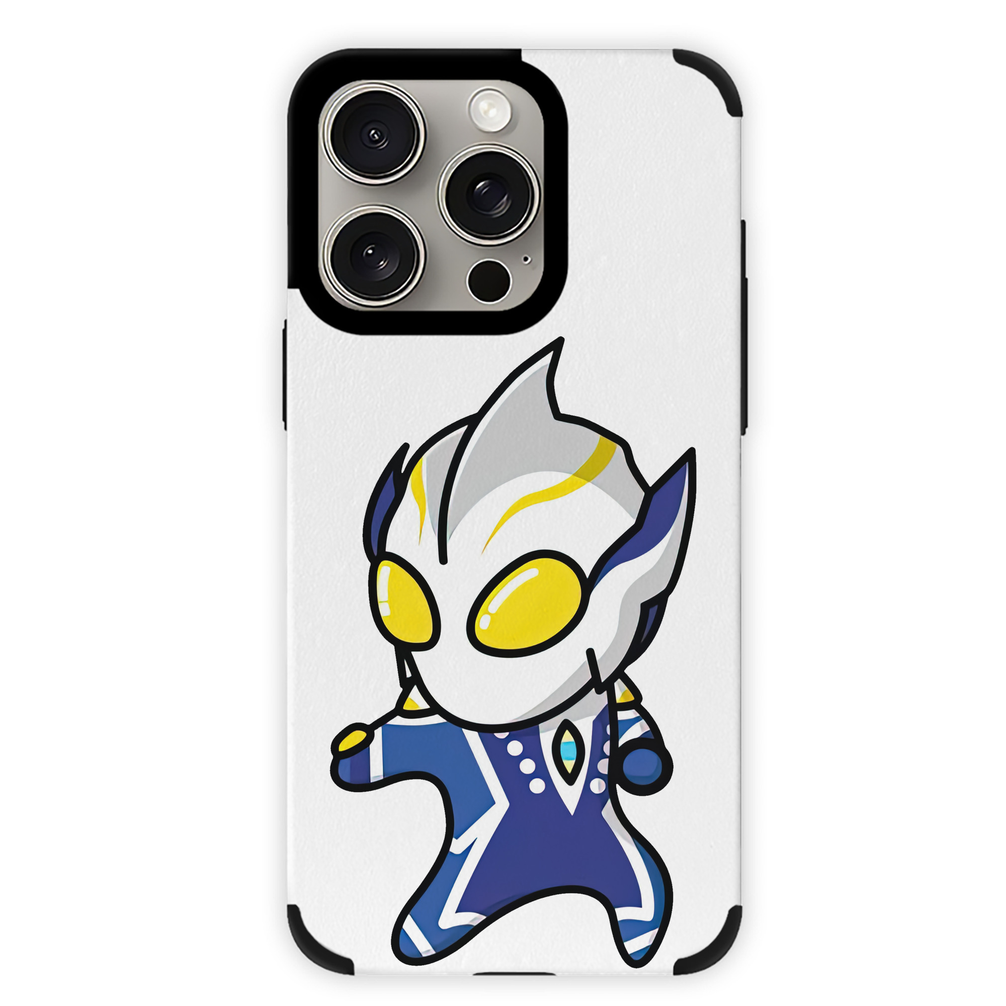 （画像用） ウルトラマン Ultraman 【iPhone15ProMax対応】 PUレザー スマホケース 耐衝撃＆黄変防止