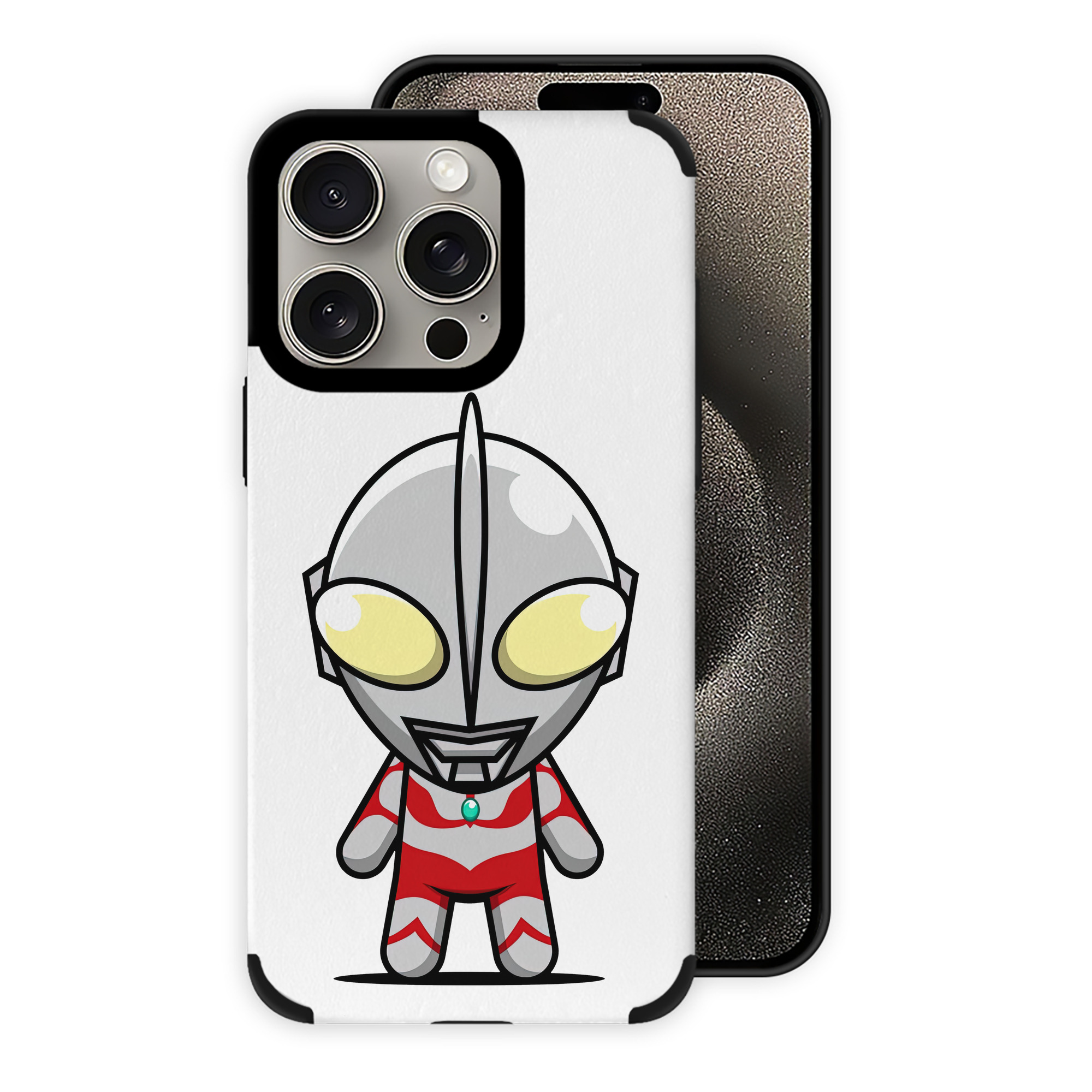 （画像用） ウルトラマン Ultraman 【iPhone15ProMax対応】 PUレザー スマホケース 耐衝撃＆黄変防止
