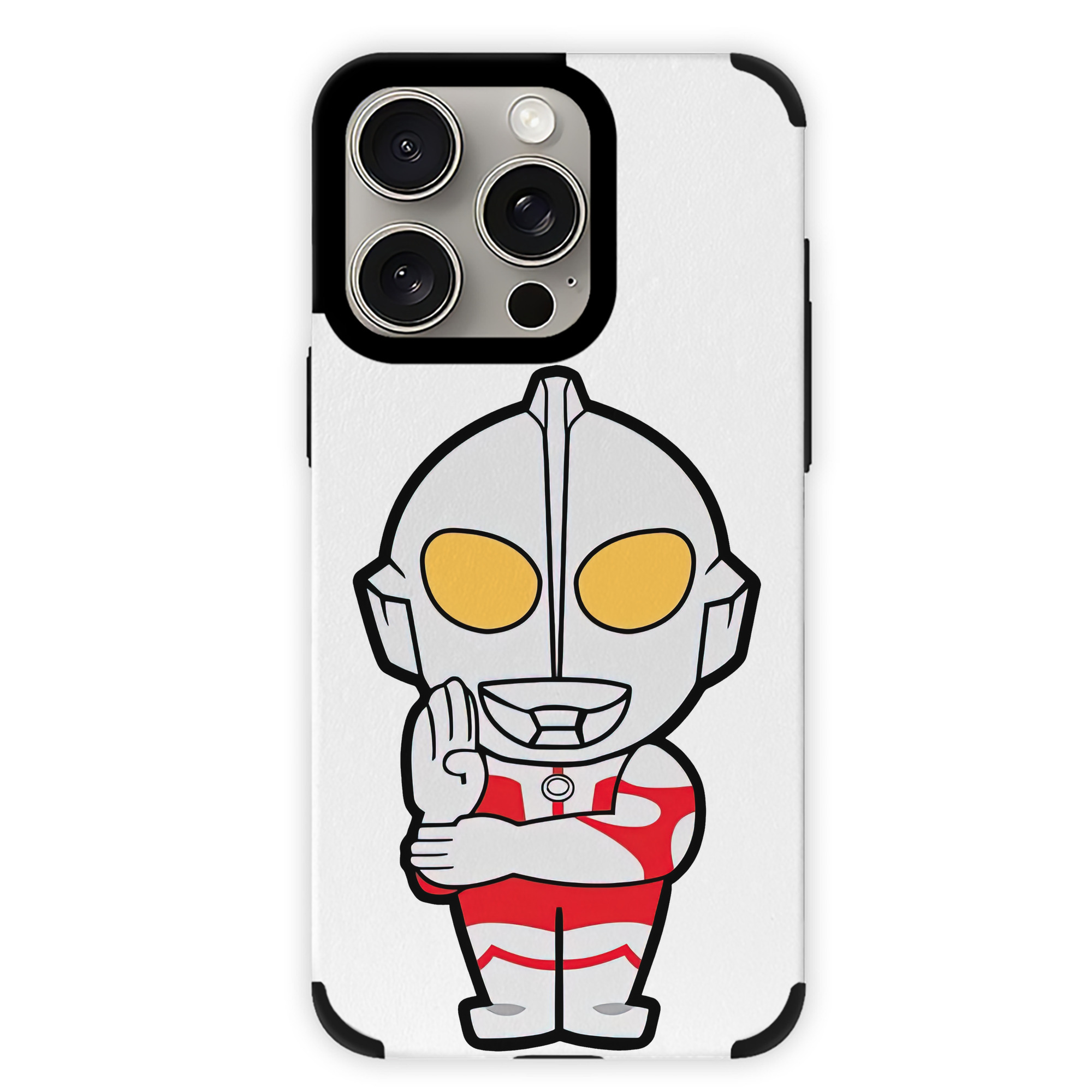 （画像用） ウルトラマン Ultraman 【iPhone15ProMax対応】 PUレザー スマホケース 耐衝撃＆黄変防止