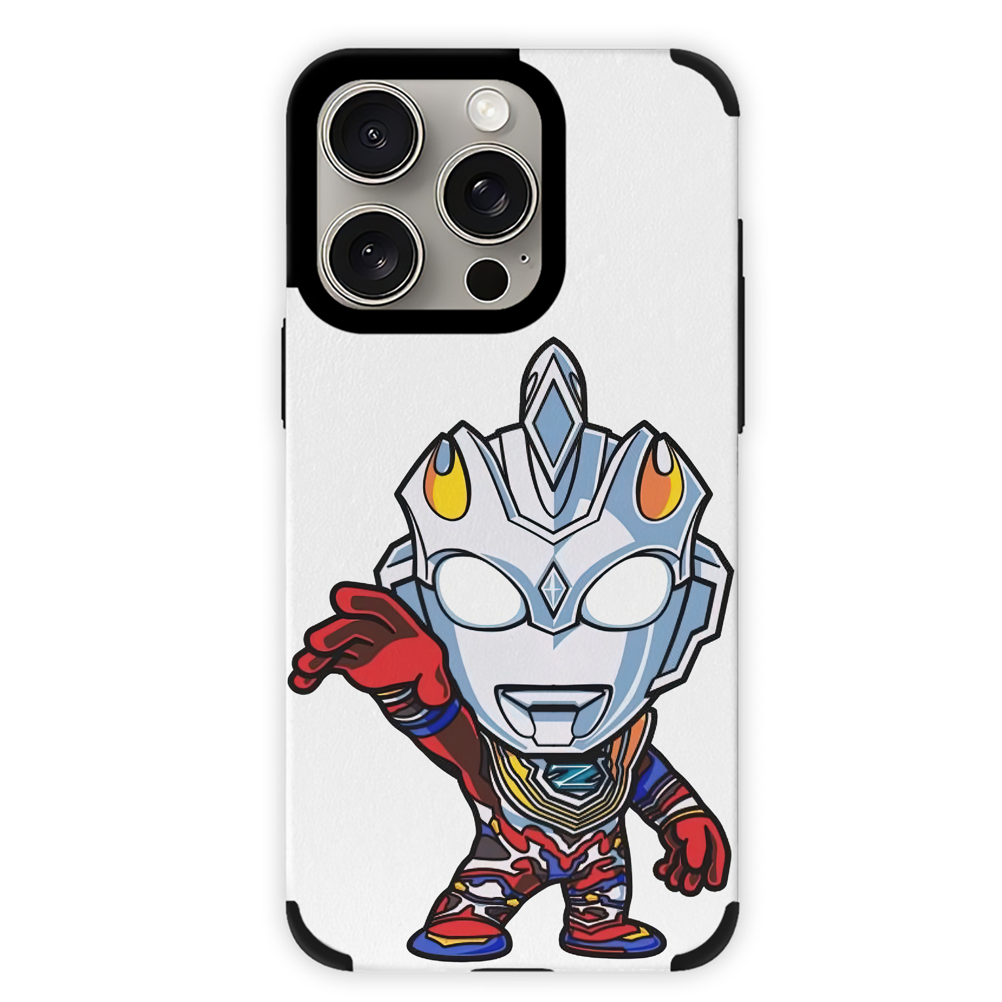 （画像用） ウルトラマン Ultraman 【iPhone15ProMax対応】 PUレザー スマホケース 耐衝撃＆黄変防止