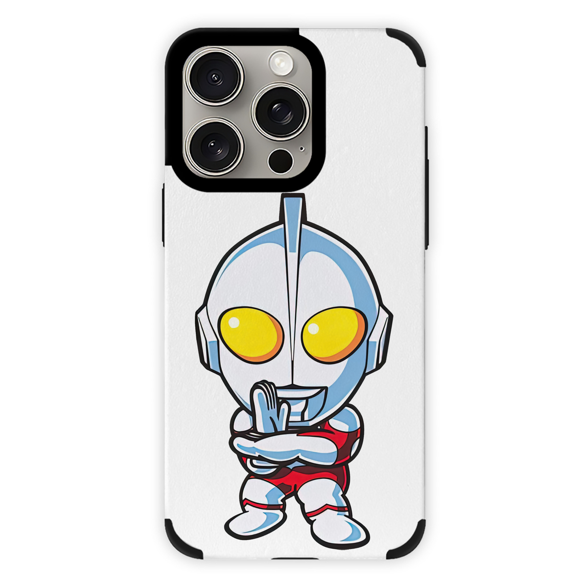 （画像用） ウルトラマン Ultraman 【iPhone15ProMax対応】 PUレザー スマホケース 耐衝撃＆黄変防止