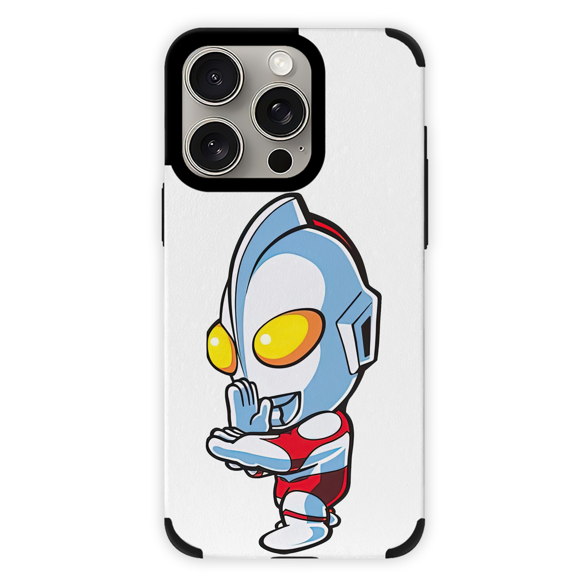 （画像用） ウルトラマン Ultraman 【iPhone15ProMax対応】 PUレザー スマホケース 耐衝撃＆黄変防止
