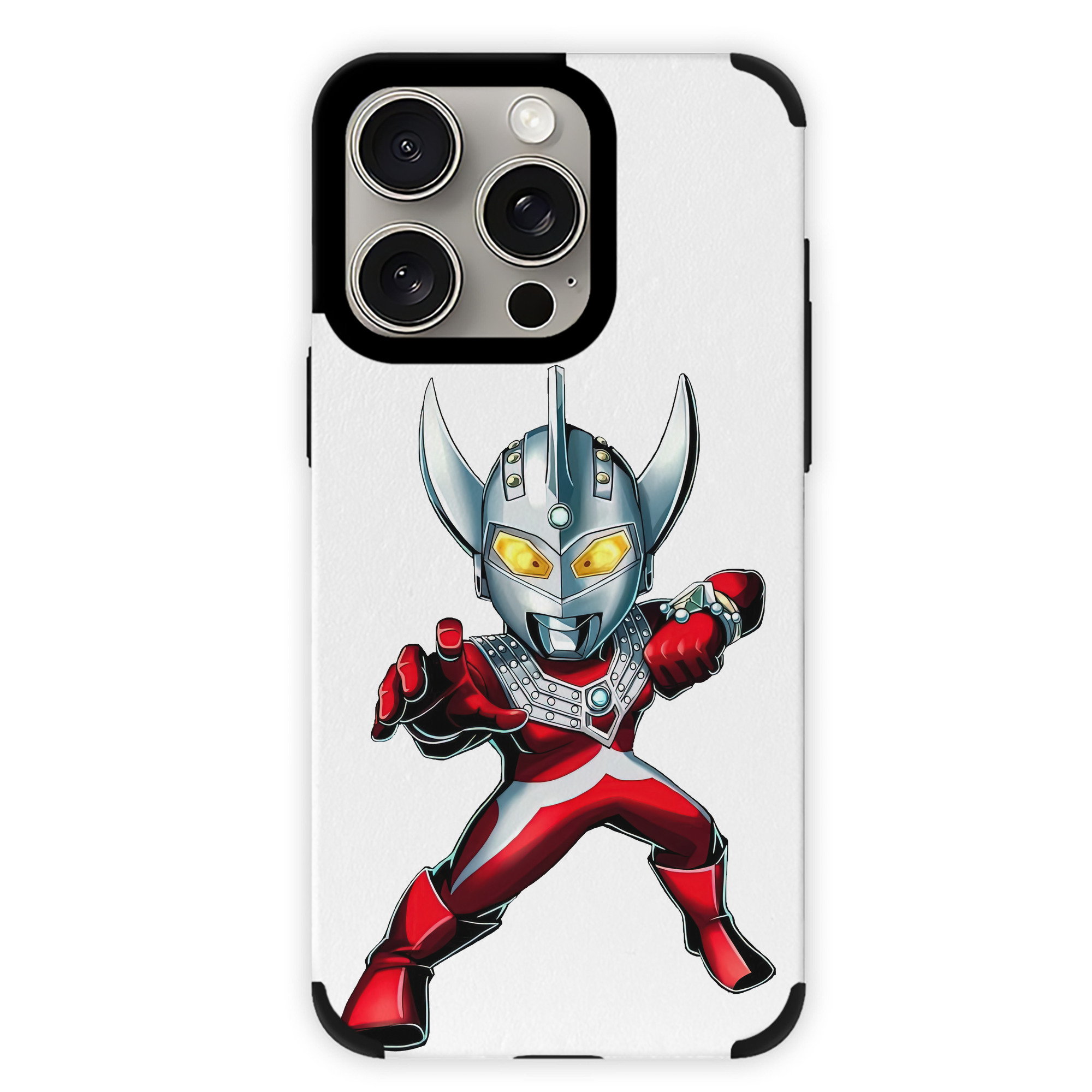 （画像用） ウルトラマン Ultraman 【iPhone15ProMax対応】 PUレザー スマホケース 耐衝撃＆黄変防止