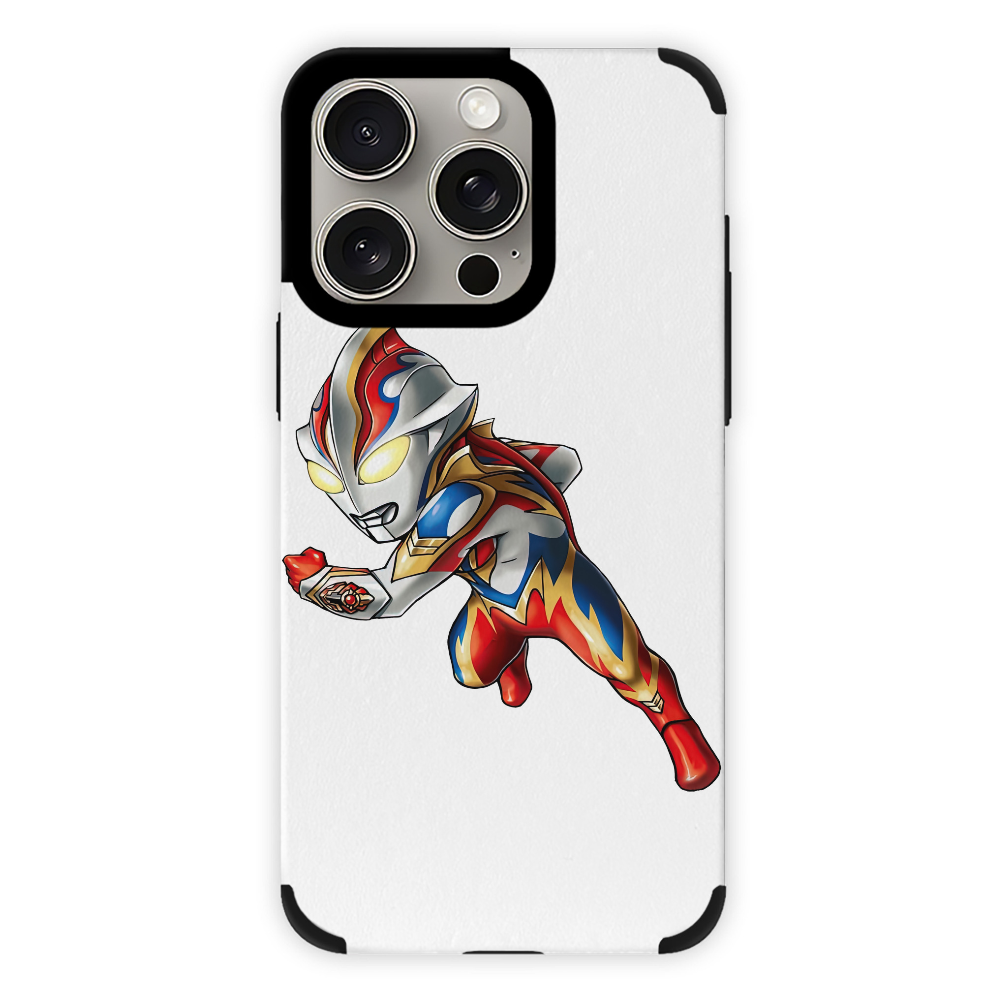 （画像用） ウルトラマン Ultraman 【iPhone15ProMax対応】 PUレザー スマホケース 耐衝撃＆黄変防止