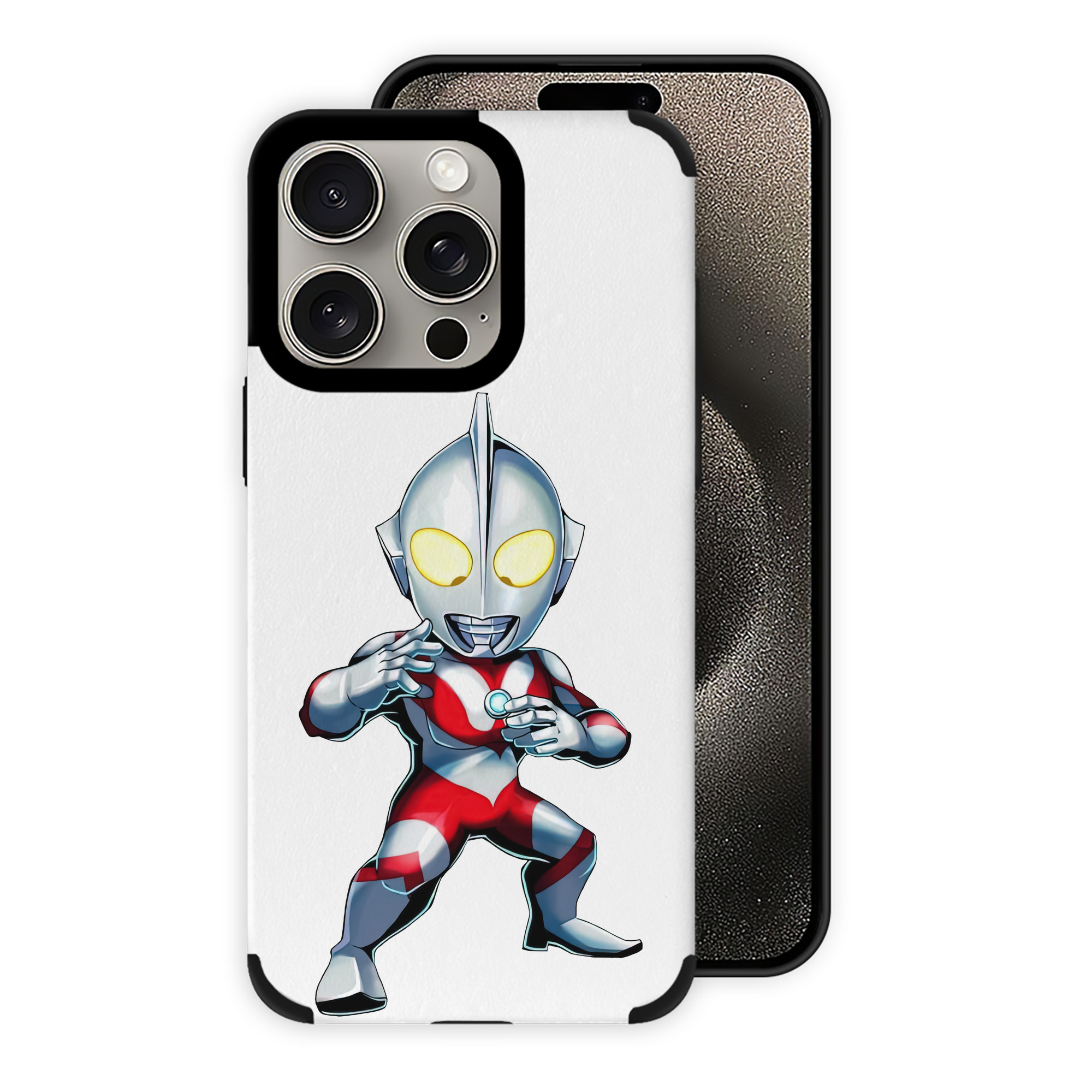 （画像用） ウルトラマン Ultraman 【iPhone15ProMax対応】 PUレザー スマホケース 耐衝撃＆黄変防止