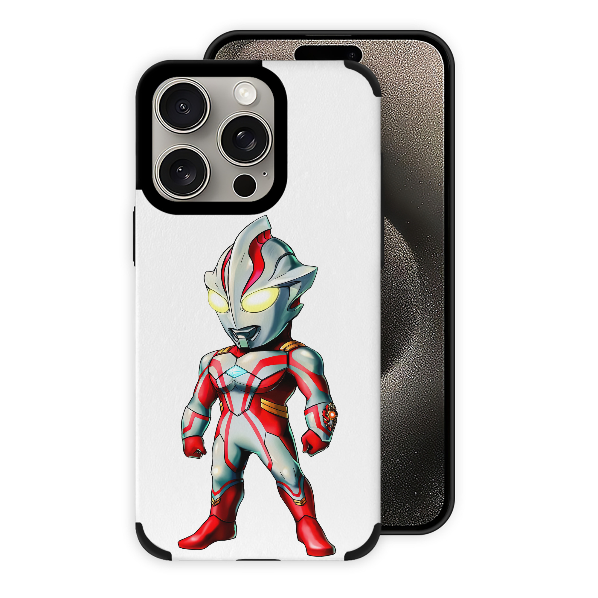 （画像用） ウルトラマン Ultraman 【iPhone15ProMax対応】 PUレザー スマホケース 耐衝撃＆黄変防止