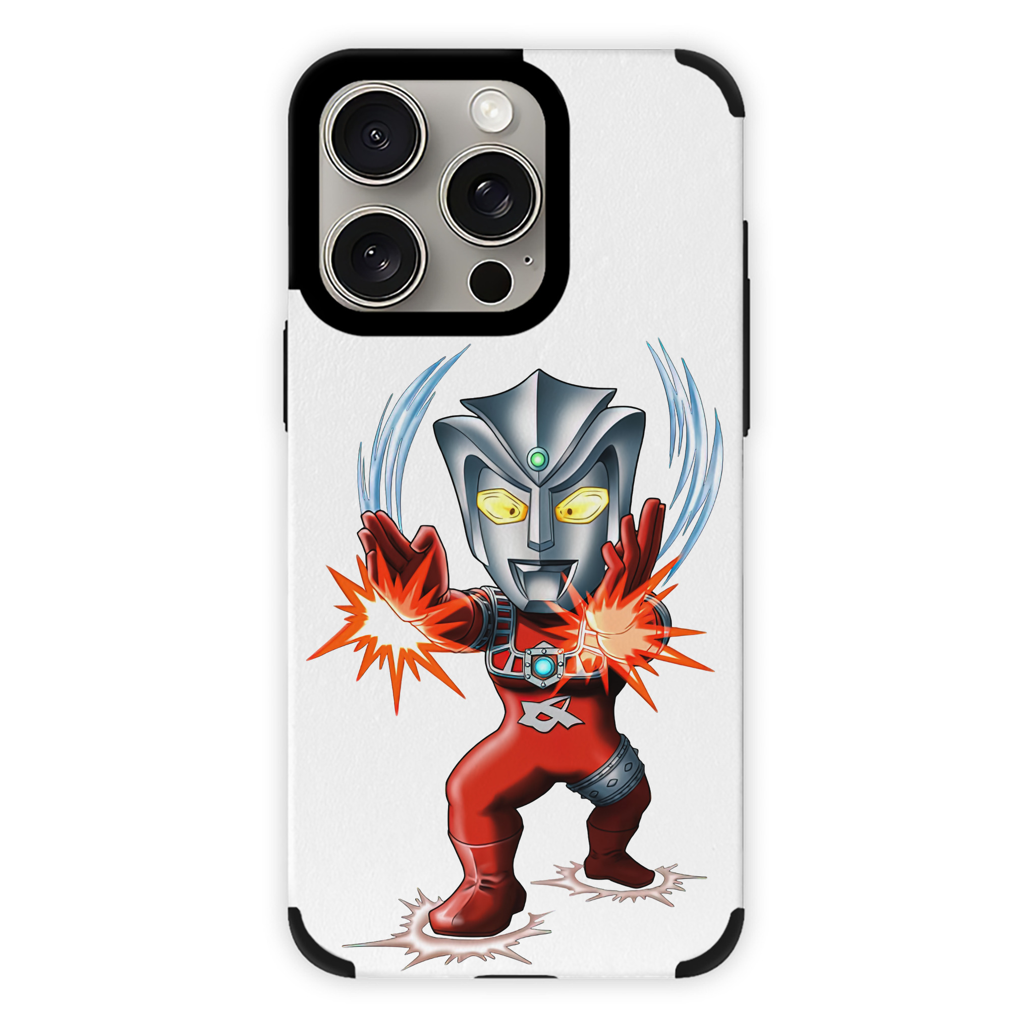 （画像用） ウルトラマン Ultraman 【iPhone15ProMax対応】 PUレザー スマホケース 耐衝撃＆黄変防止