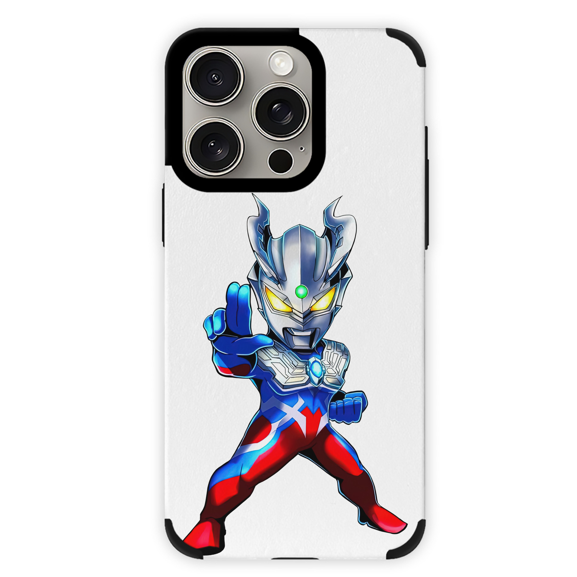 （画像用） ウルトラマン Ultraman 【iPhone15ProMax対応】 PUレザー スマホケース 耐衝撃＆黄変防止