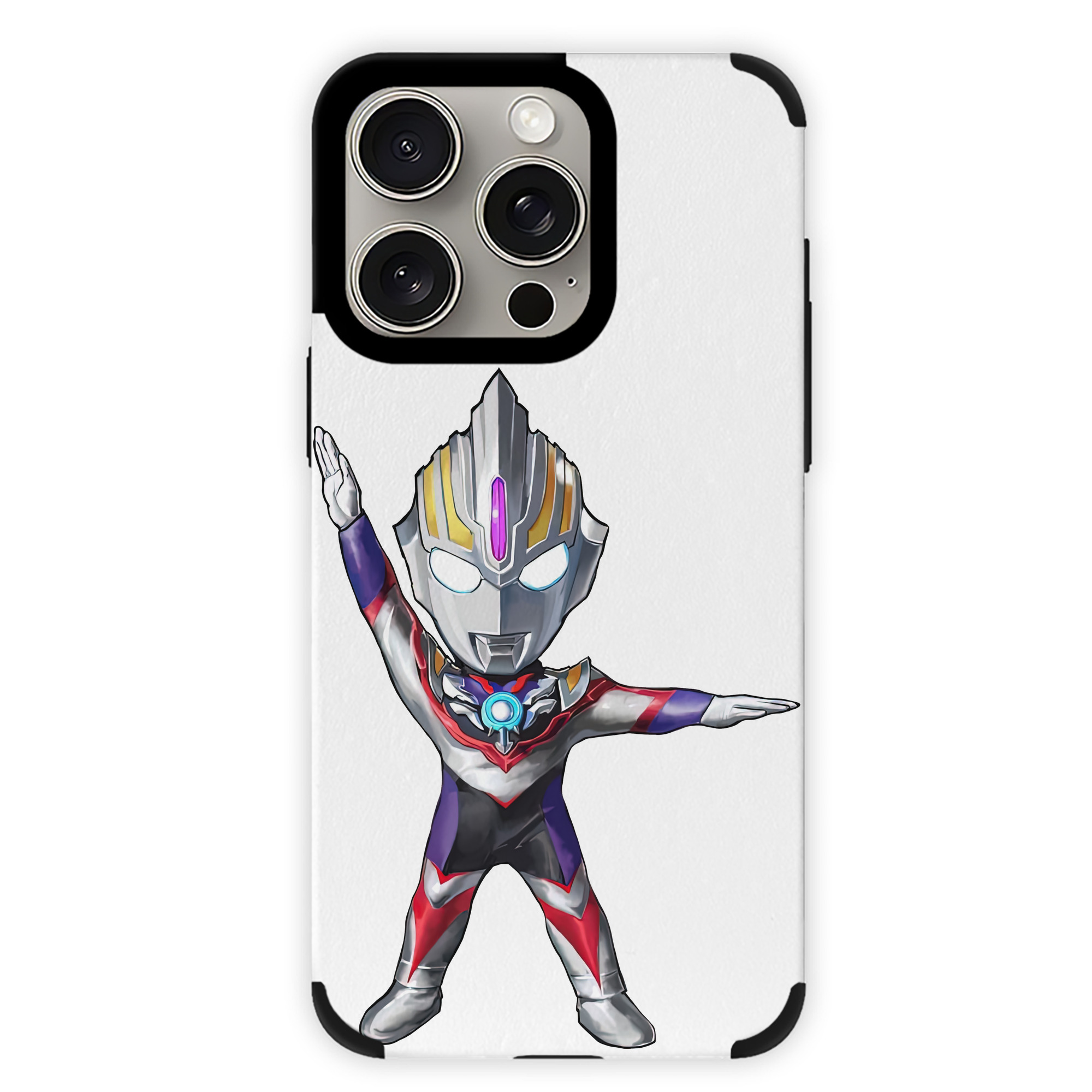 （画像用） ウルトラマン Ultraman 【iPhone15ProMax対応】 PUレザー スマホケース 耐衝撃＆黄変防止