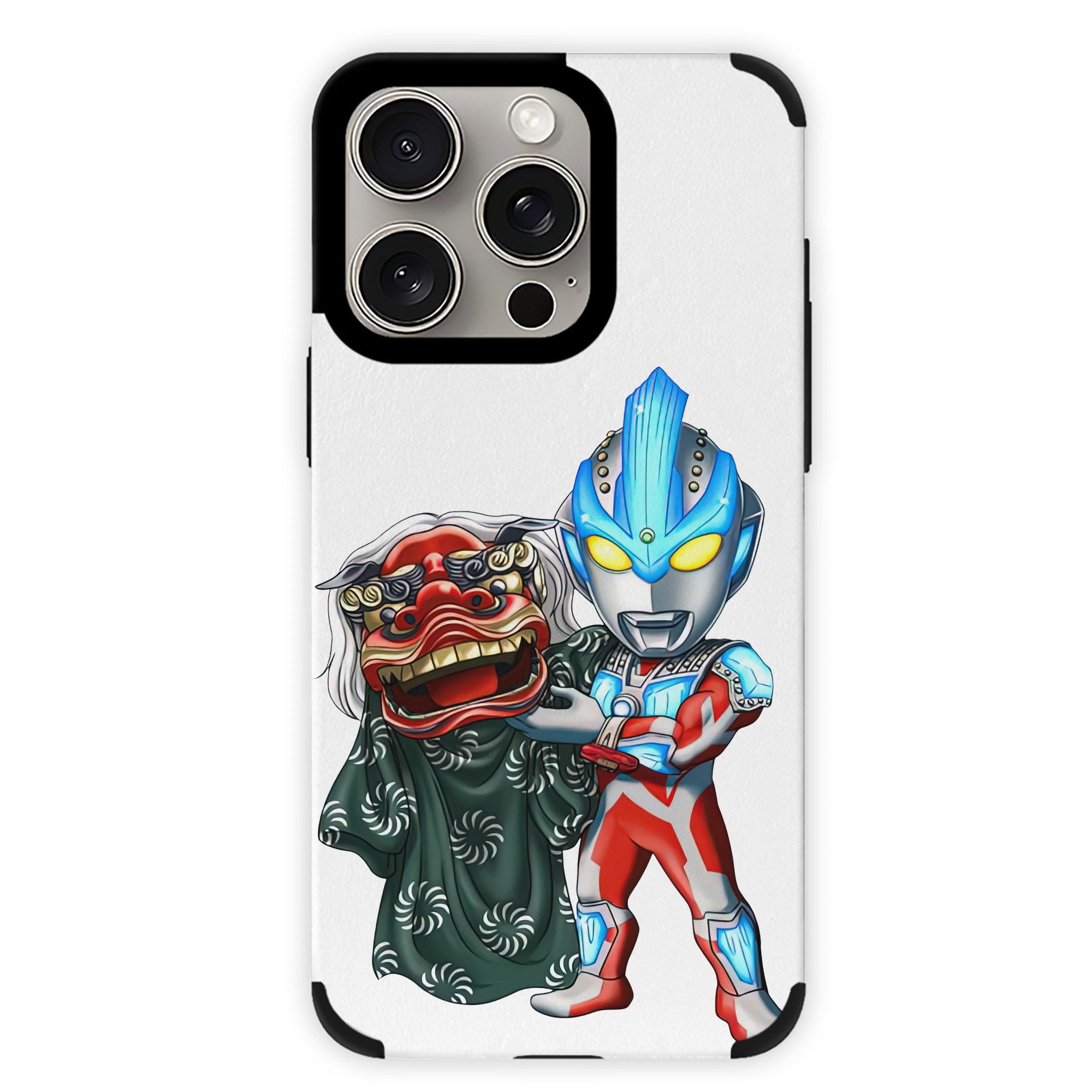 （画像用） ウルトラマン Ultraman 【iPhone15ProMax対応】 PUレザー スマホケース 耐衝撃＆黄変防止