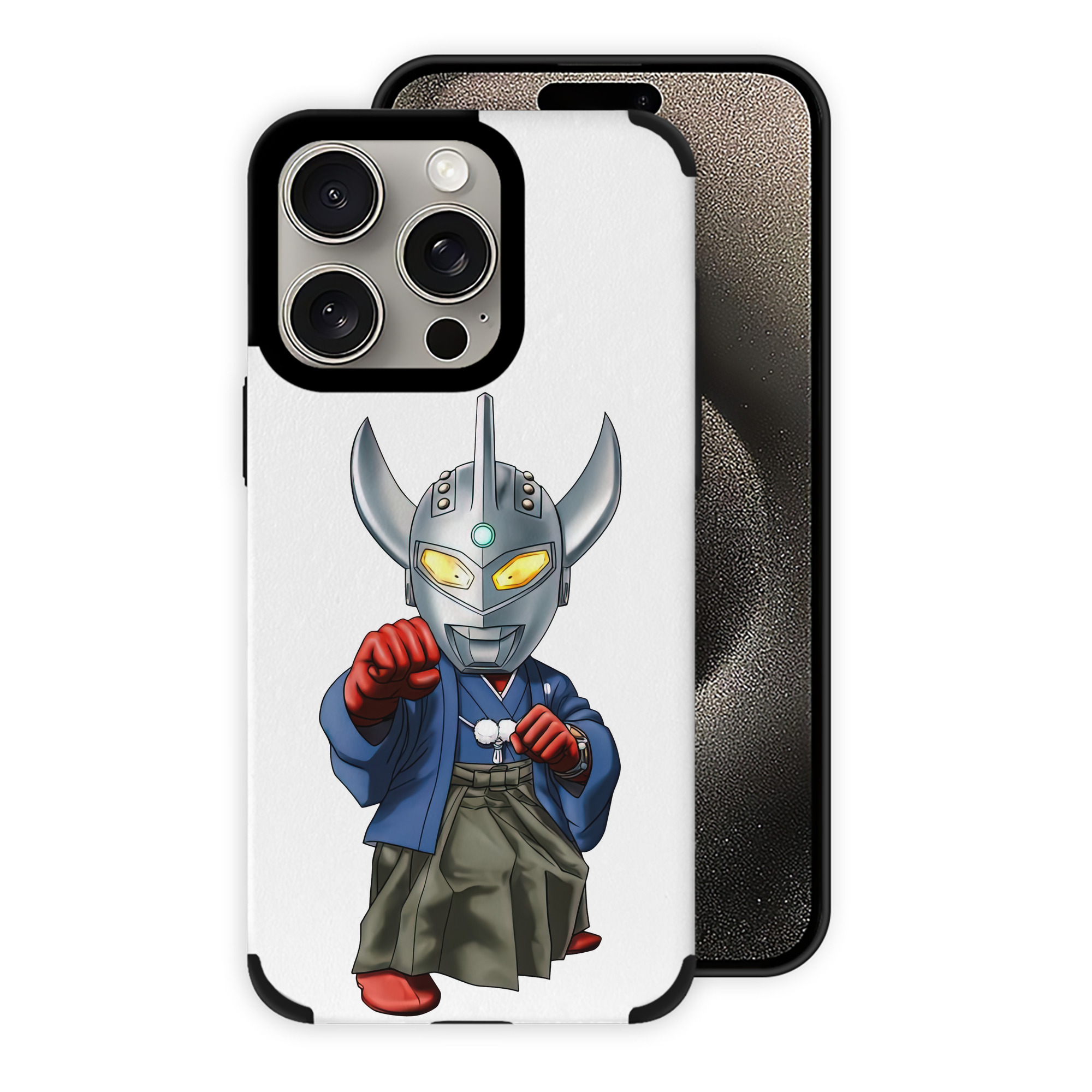 （画像用） ウルトラマン Ultraman 【iPhone15ProMax対応】 PUレザー スマホケース 耐衝撃＆黄変防止
