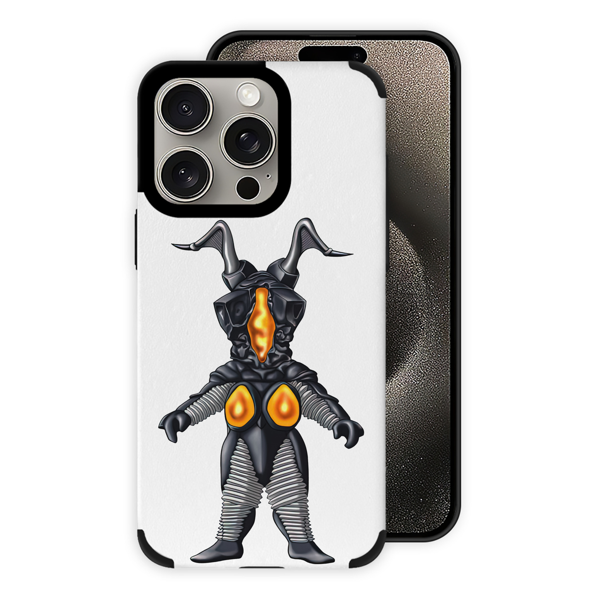 （画像用） ウルトラマン Ultraman 【iPhone15ProMax対応】 PUレザー スマホケース 耐衝撃＆黄変防止