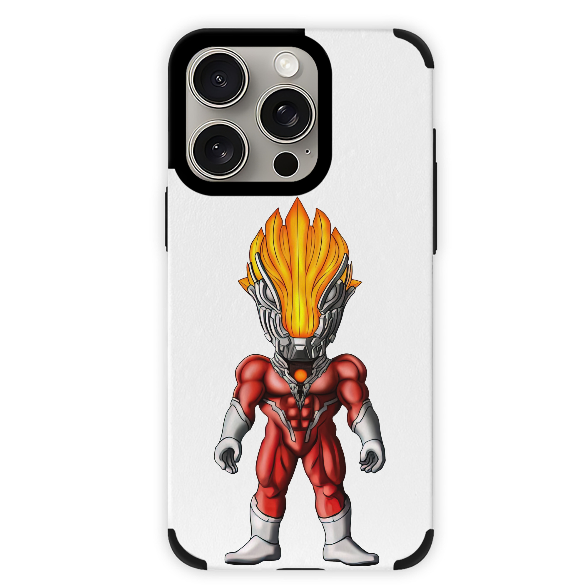 （画像用） ウルトラマン Ultraman 【iPhone15ProMax対応】 PUレザー スマホケース 耐衝撃＆黄変防止