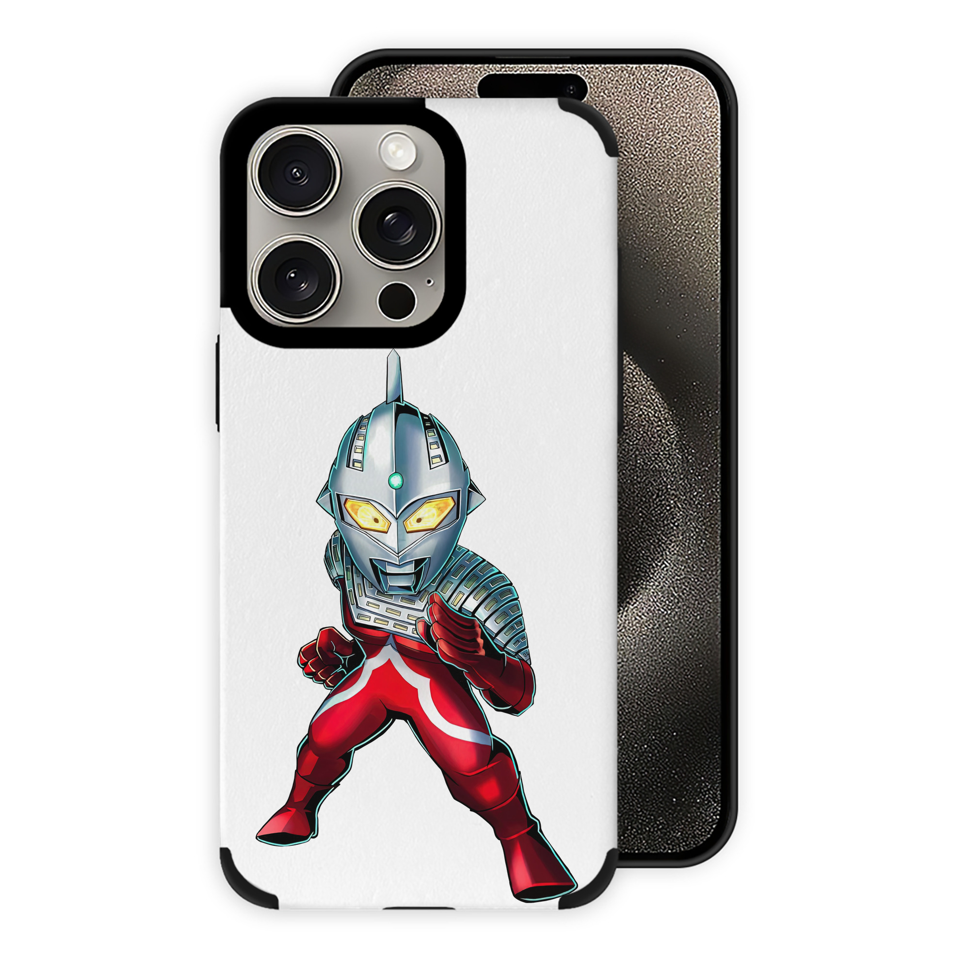 （画像用） ウルトラマン Ultraman 【iPhone15ProMax対応】 PUレザー スマホケース 耐衝撃＆黄変防止