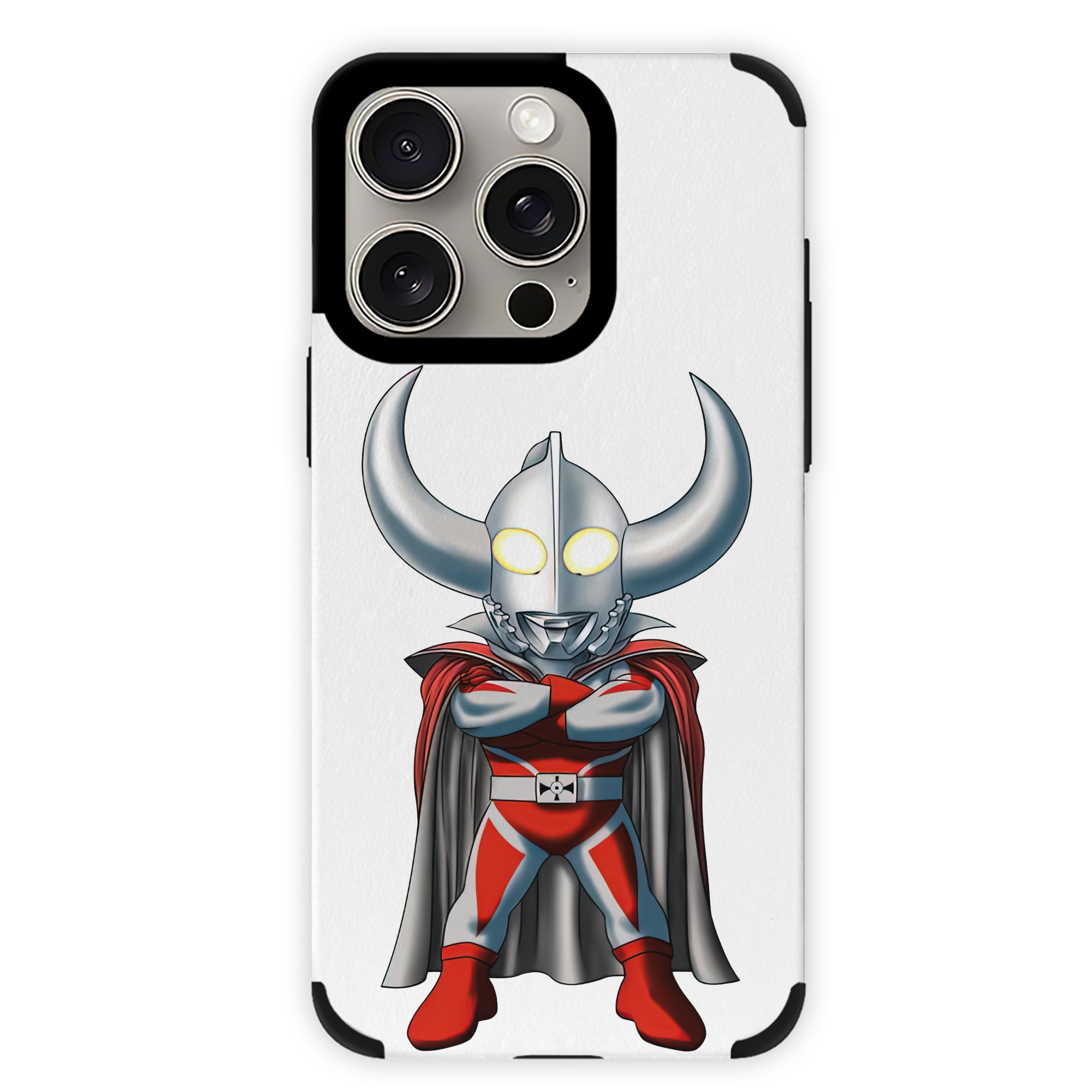 （画像用） ウルトラマン Ultraman 【iPhone15ProMax対応】 PUレザー スマホケース 耐衝撃＆黄変防止
