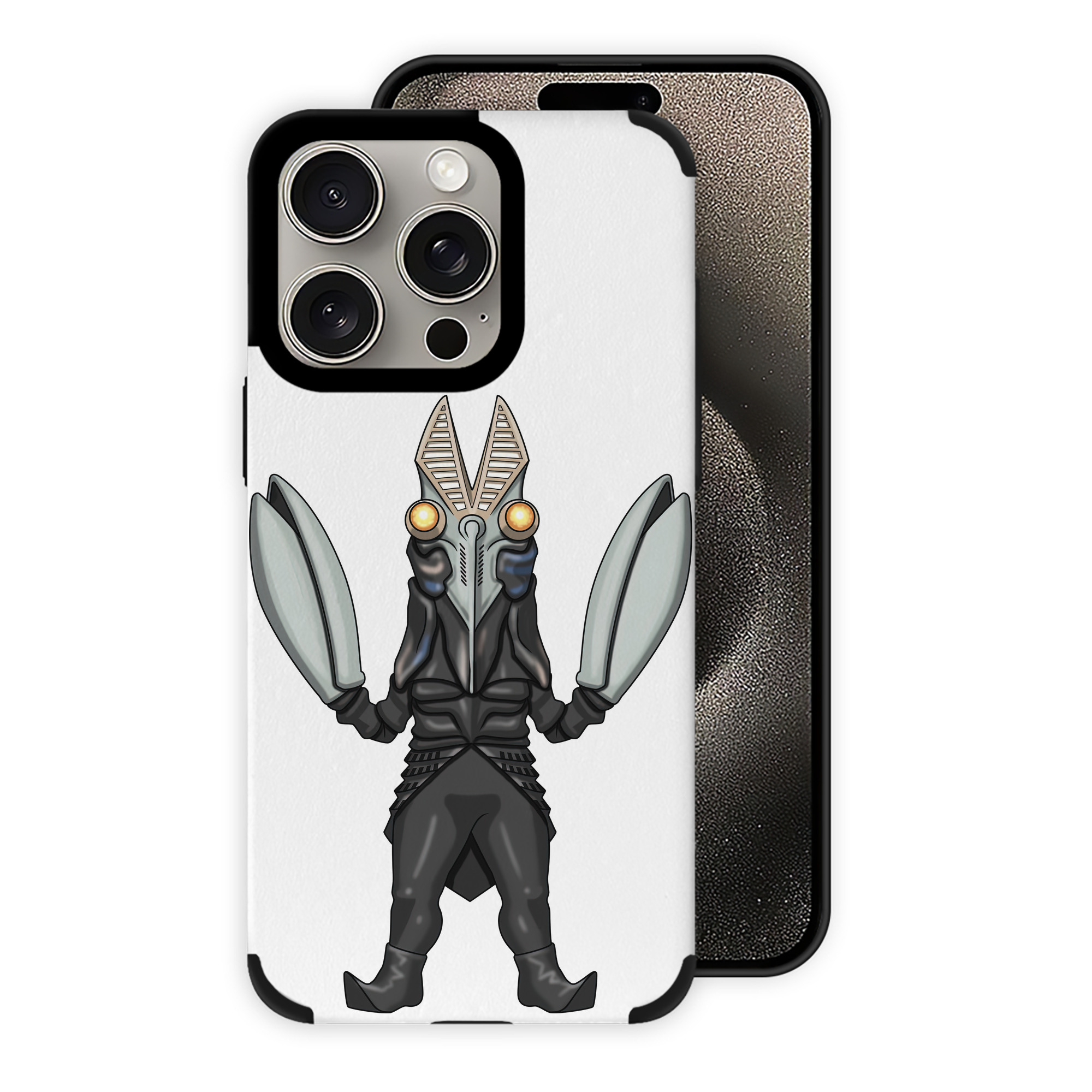 （画像用） ウルトラマン Ultraman 【iPhone15ProMax対応】 PUレザー スマホケース 耐衝撃＆黄変防止