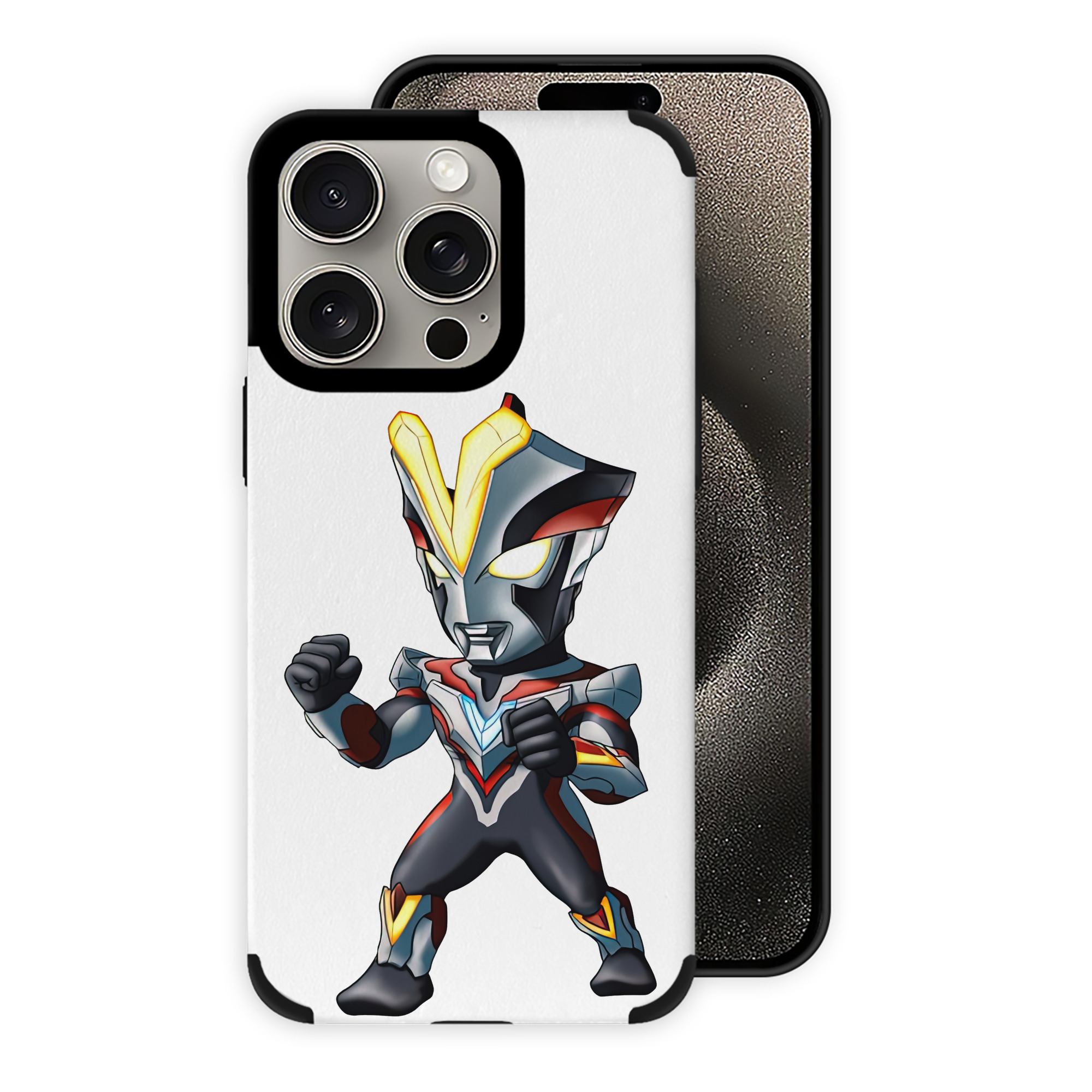 （画像用） ウルトラマン Ultraman 【iPhone15ProMax対応】 PUレザー スマホケース 耐衝撃＆黄変防止