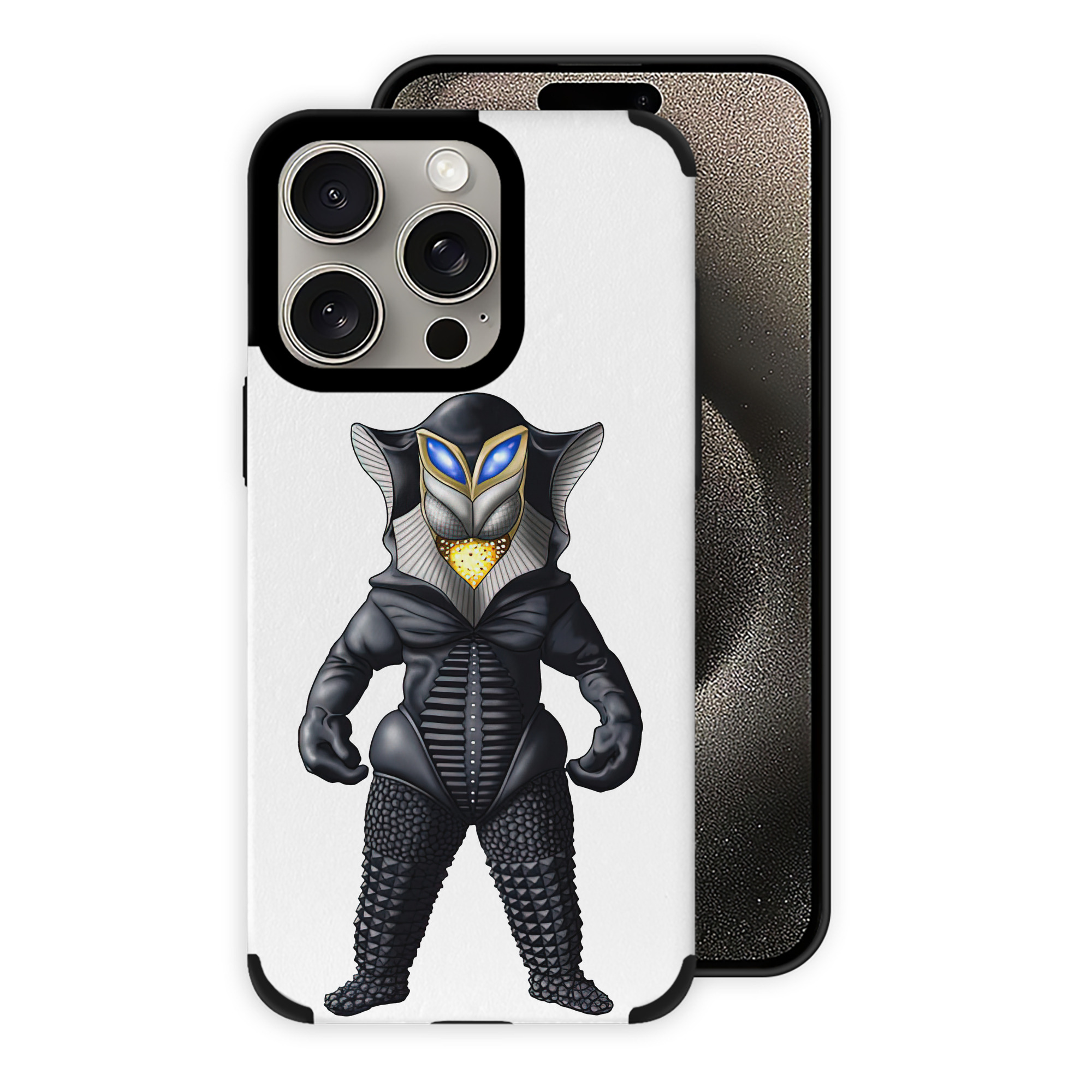 （画像用） ウルトラマン Ultraman 【iPhone15ProMax対応】 PUレザー スマホケース 耐衝撃＆黄変防止