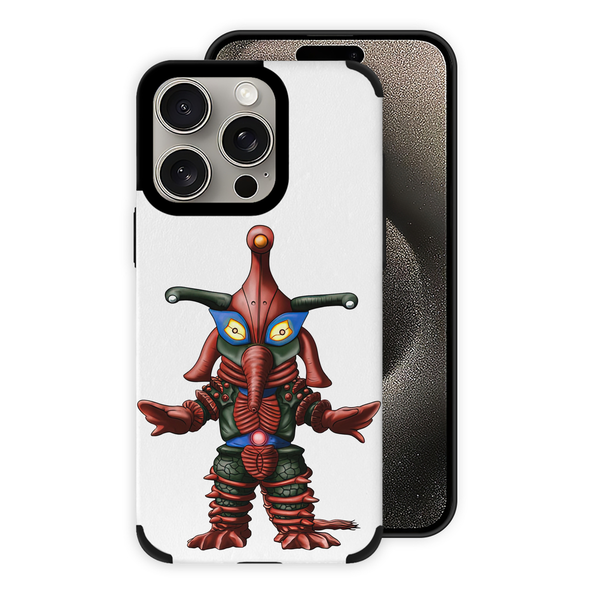 （画像用） ウルトラマン Ultraman 【iPhone15ProMax対応】 PUレザー スマホケース 耐衝撃＆黄変防止
