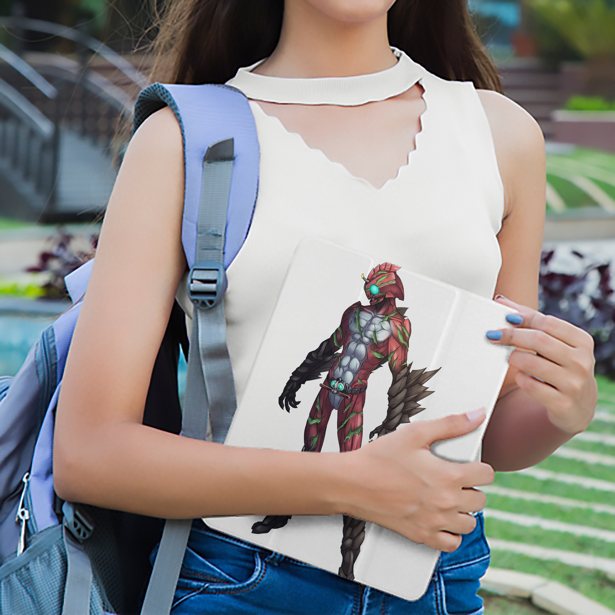 ウルトラマン Ultraman IPad ケース ペン収納付き 三つ折りスタンド PUレザー×シリコン 対応機種9.5/10.5/10.9インチ