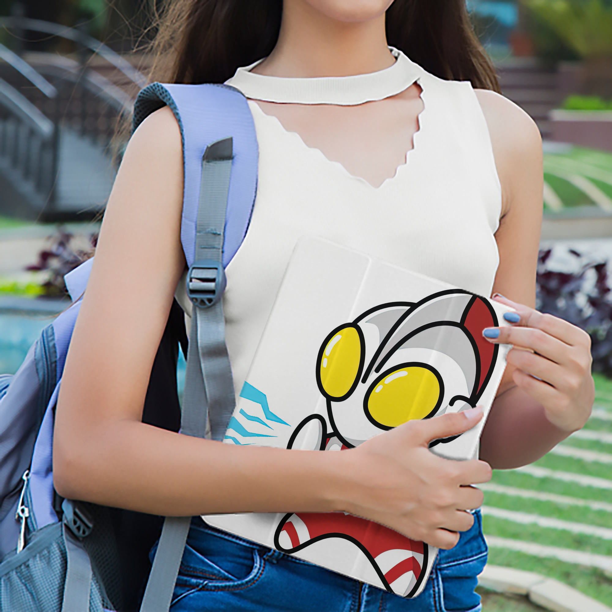 ウルトラマン Ultraman IPad ケース ペン収納付き 三つ折りスタンド PUレザー×シリコン 対応機種9.5/10.5/10.9インチ