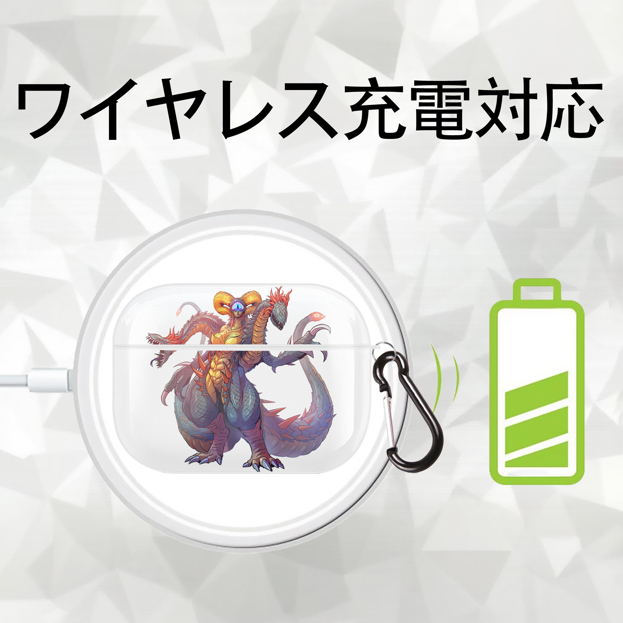 ウルトラマン Ultraman 【AirPods Pro用】ハードシェル保護ケース 耐衝撃・防指紋・カラビナ付き商品仕様