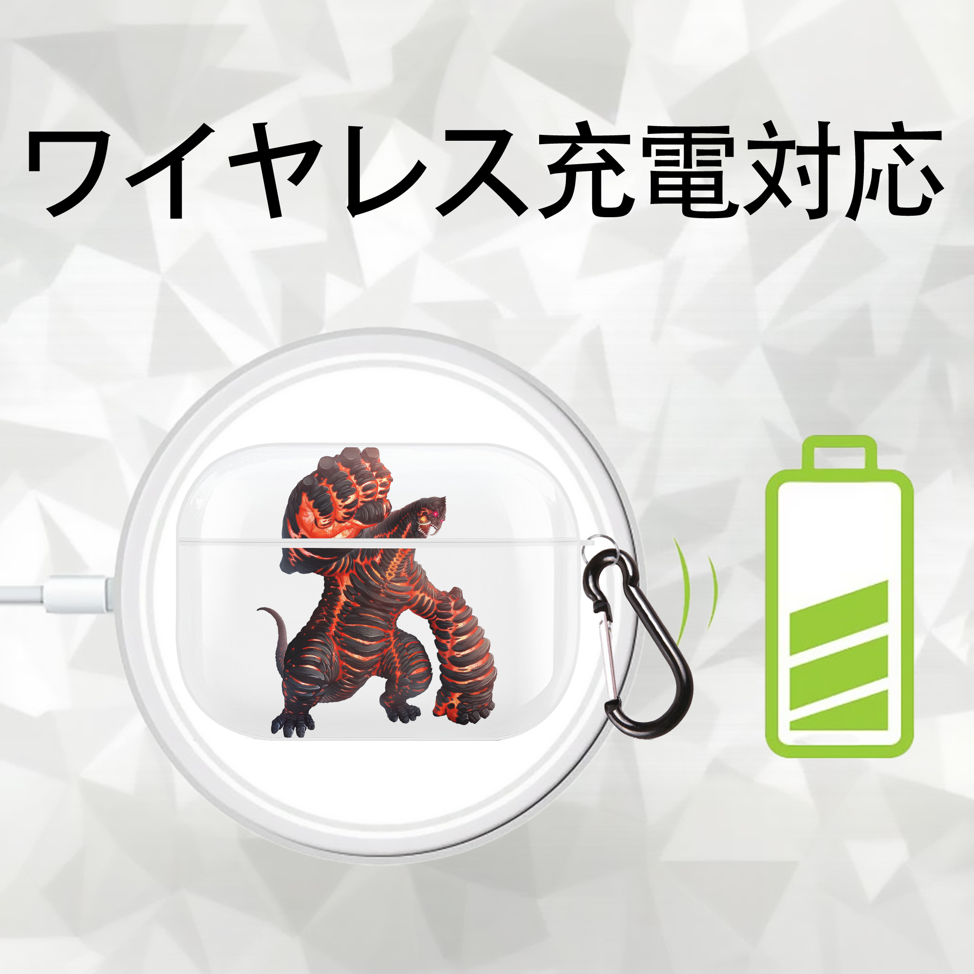 ウルトラマン Ultraman 【AirPods Pro用】ハードシェル保護ケース 耐衝撃・防指紋・カラビナ付き商品仕様