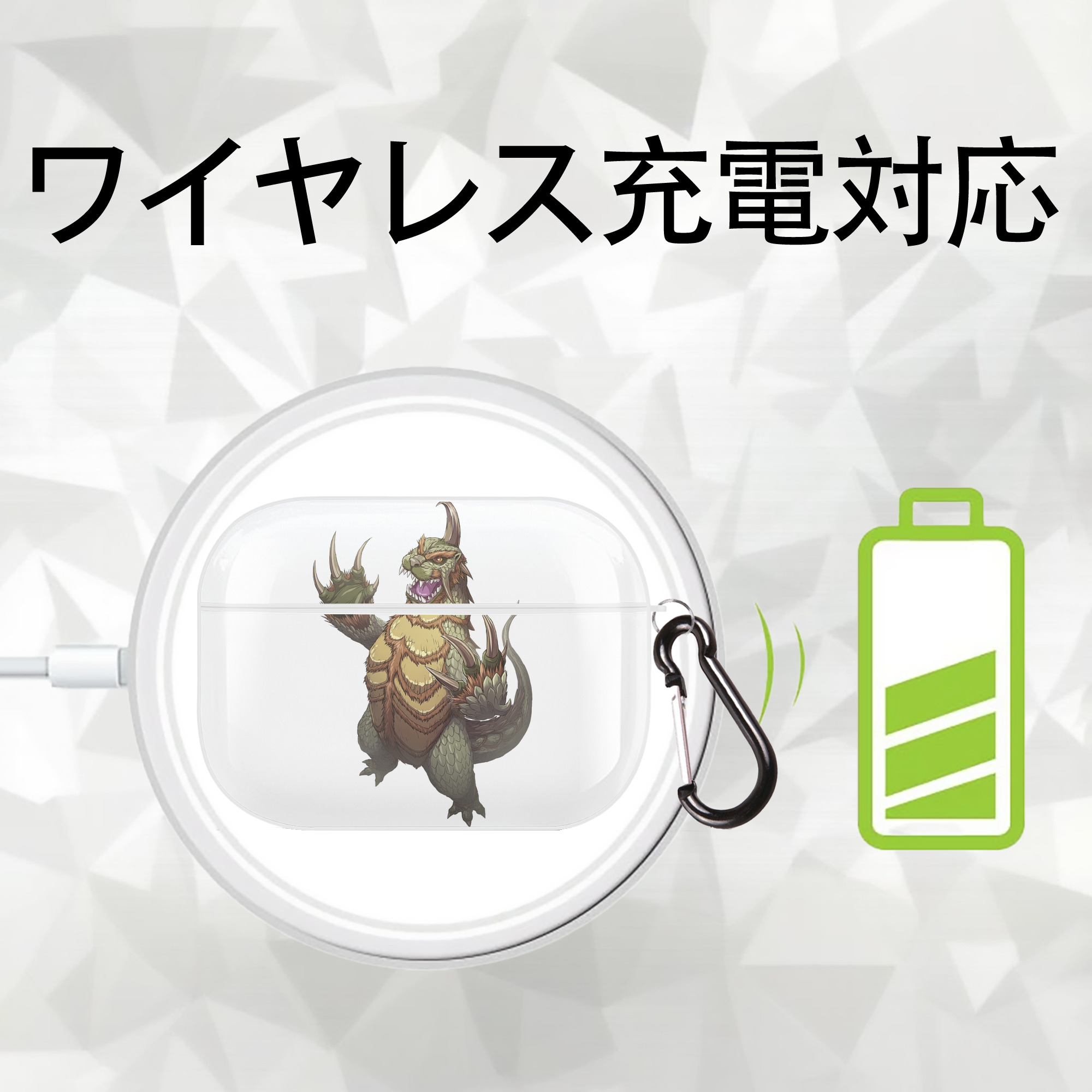 ウルトラマン Ultraman 【AirPods Pro用】ハードシェル保護ケース 耐衝撃・防指紋・カラビナ付き商品仕様