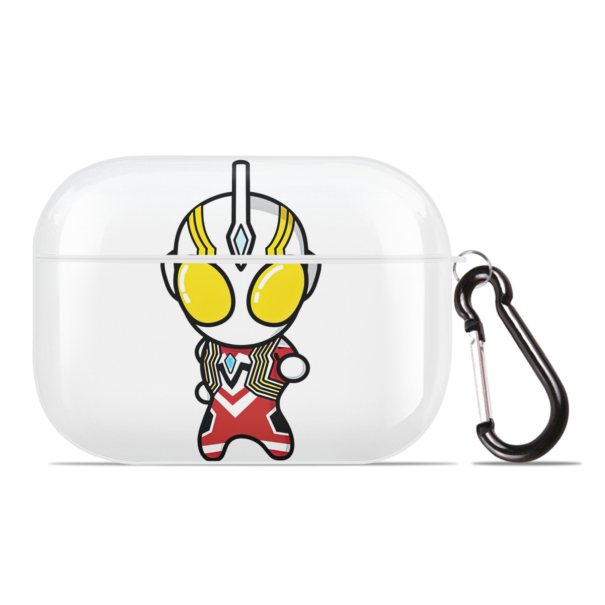 （画像用） ウルトラマン Ultraman 【AirPods Pro用】ハードシェル保護ケース 耐衝撃・防指紋・カラビナ付き商品仕様