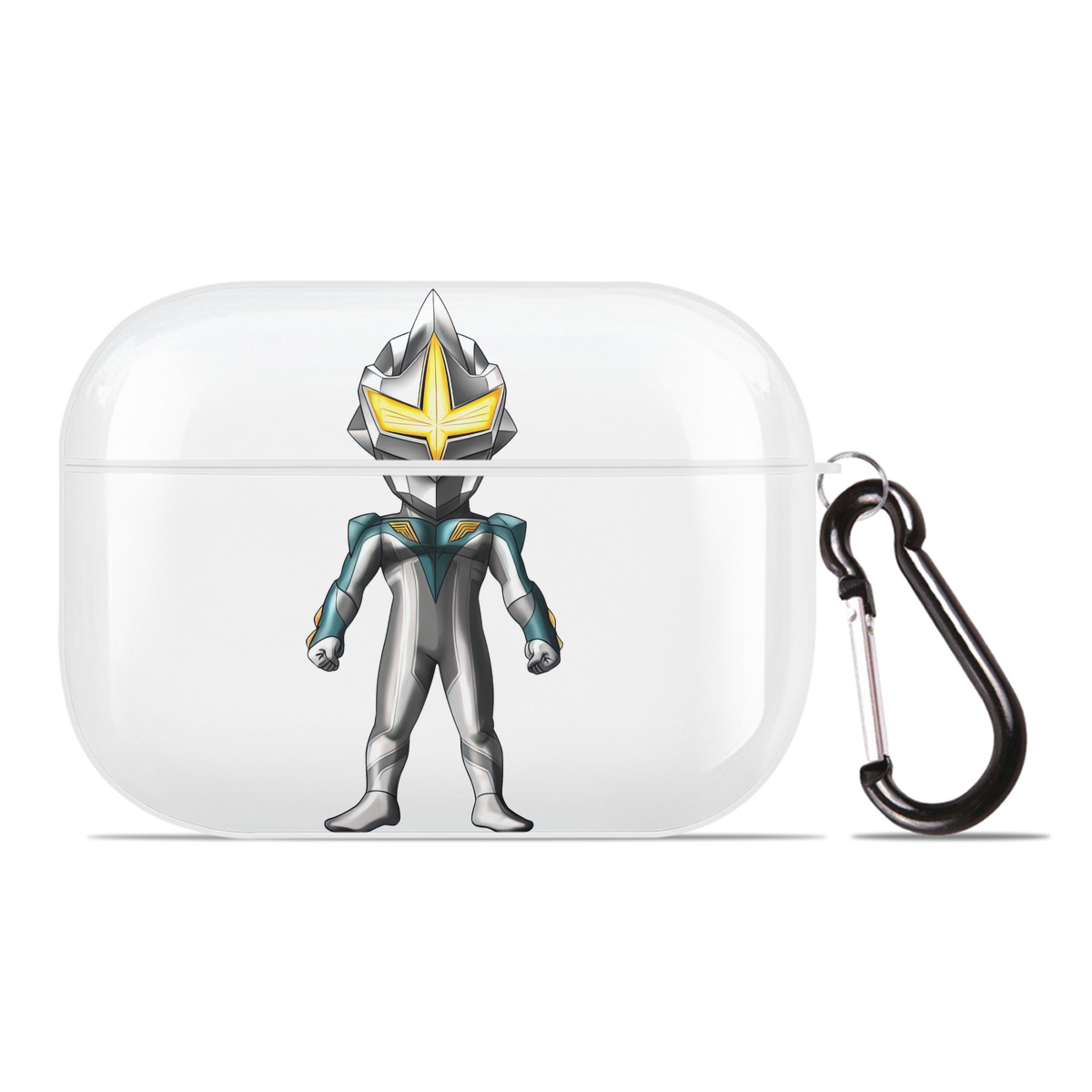 （画像用） ウルトラマン Ultraman 【AirPods Pro用】ハードシェル保護ケース 耐衝撃・防指紋・カラビナ付き商品仕様