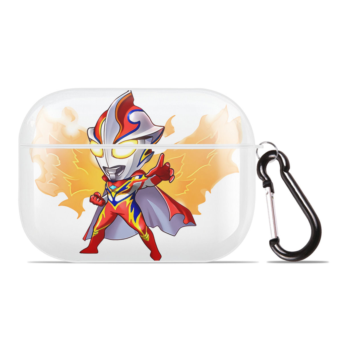 （画像用） ウルトラマン Ultraman 【AirPods Pro用】ハードシェル保護ケース 耐衝撃・防指紋・カラビナ付き商品仕様