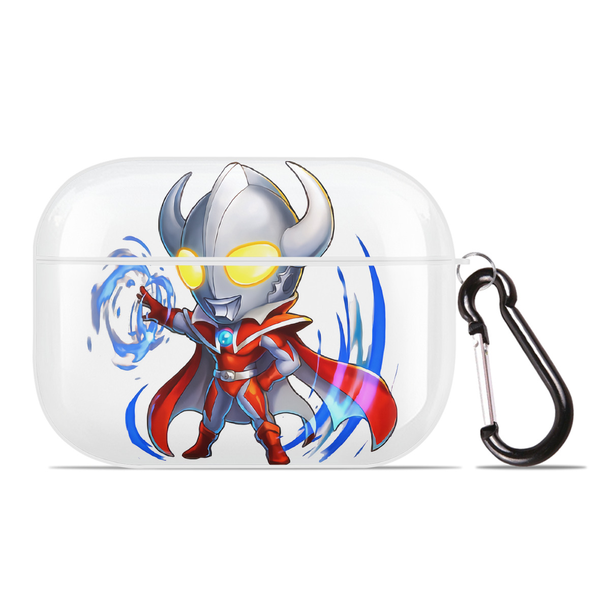 （画像用） ウルトラマン Ultraman 【AirPods Pro用】ハードシェル保護ケース 耐衝撃・防指紋・カラビナ付き商品仕様