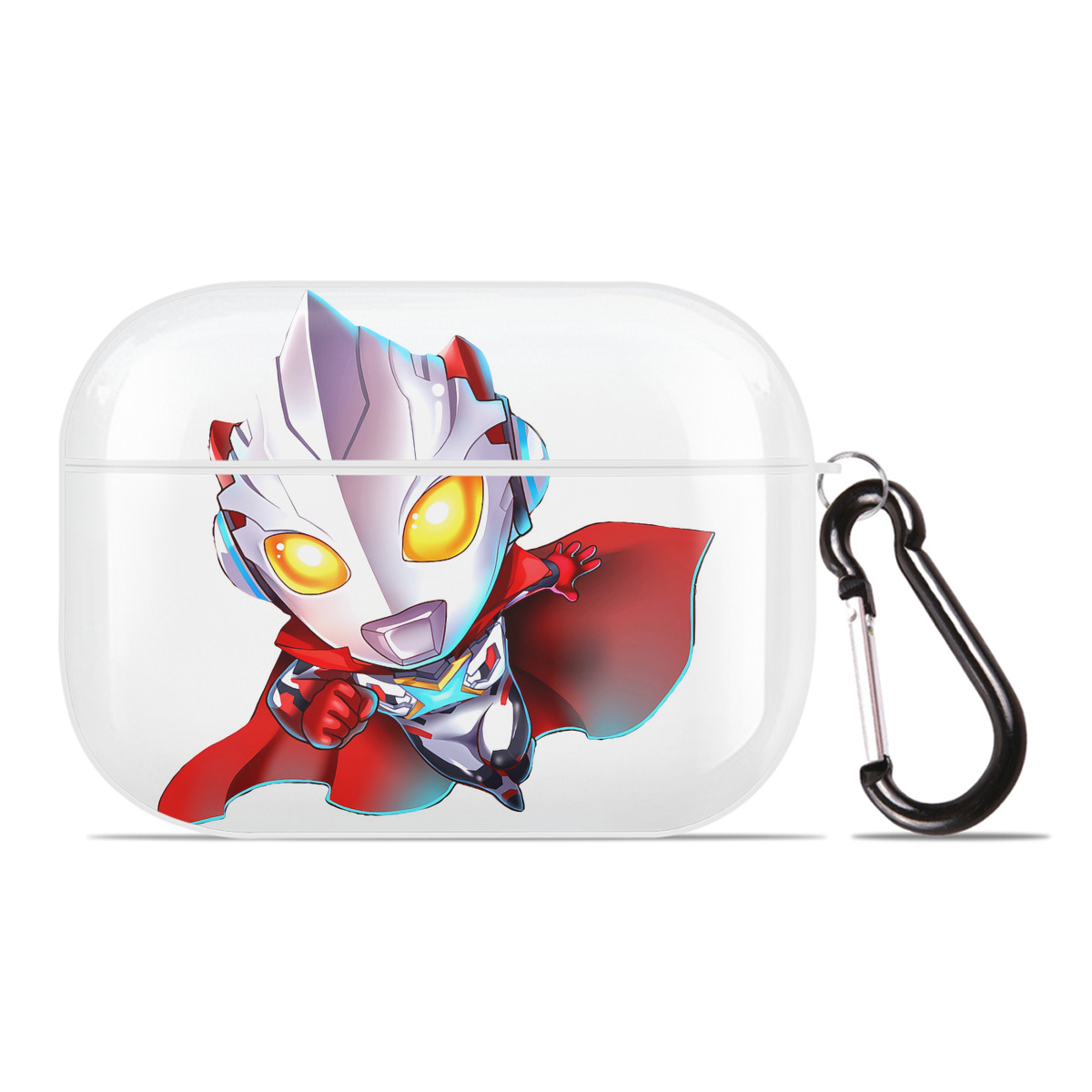 （画像用） ウルトラマン Ultraman 【AirPods Pro用】ハードシェル保護ケース 耐衝撃・防指紋・カラビナ付き商品仕様