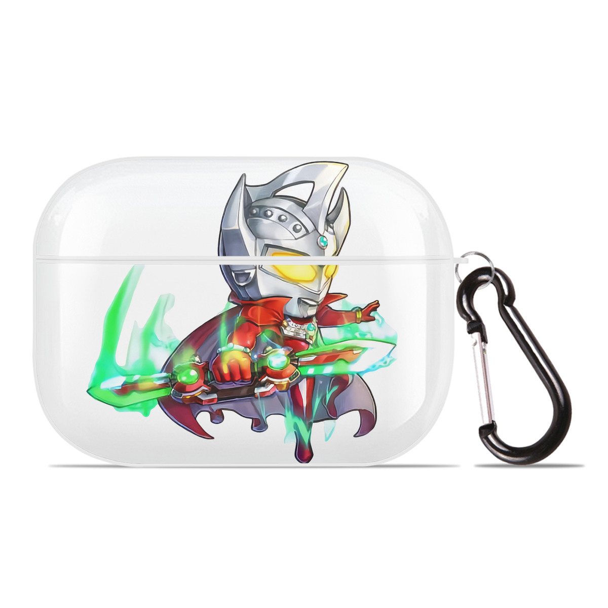 （画像用） ウルトラマン Ultraman 【AirPods Pro用】ハードシェル保護ケース 耐衝撃・防指紋・カラビナ付き商品仕様