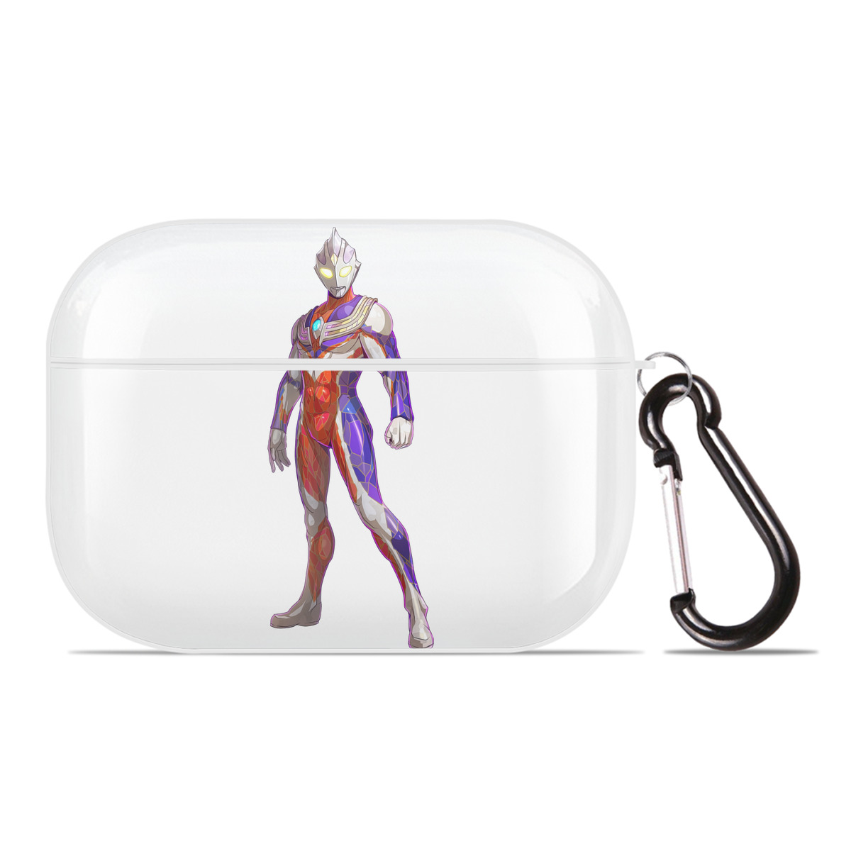 （画像用） ウルトラマン Ultraman 【AirPods Pro用】ハードシェル保護ケース 耐衝撃・防指紋・カラビナ付き商品仕様