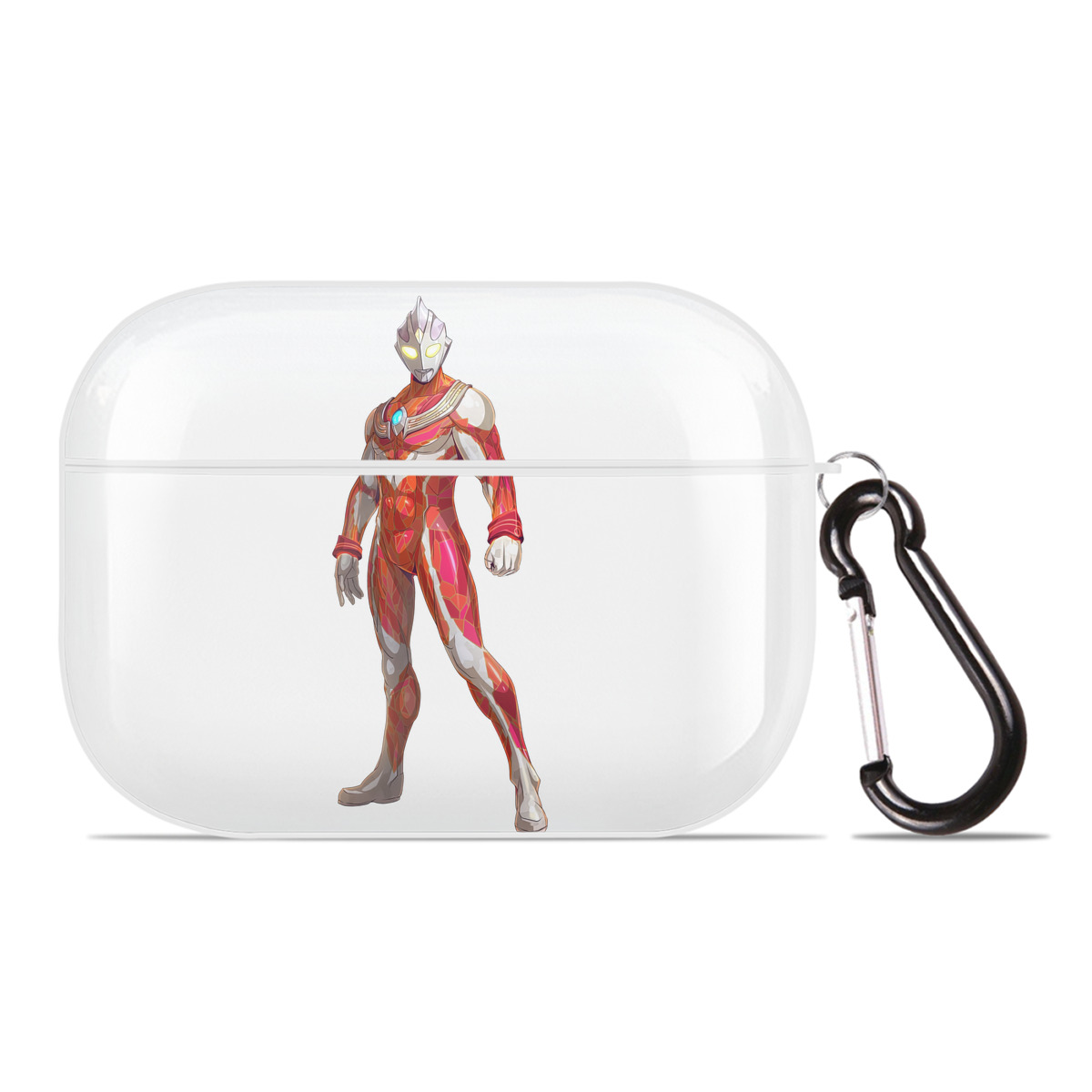 （画像用） ウルトラマン Ultraman 【AirPods Pro用】ハードシェル保護ケース 耐衝撃・防指紋・カラビナ付き商品仕様