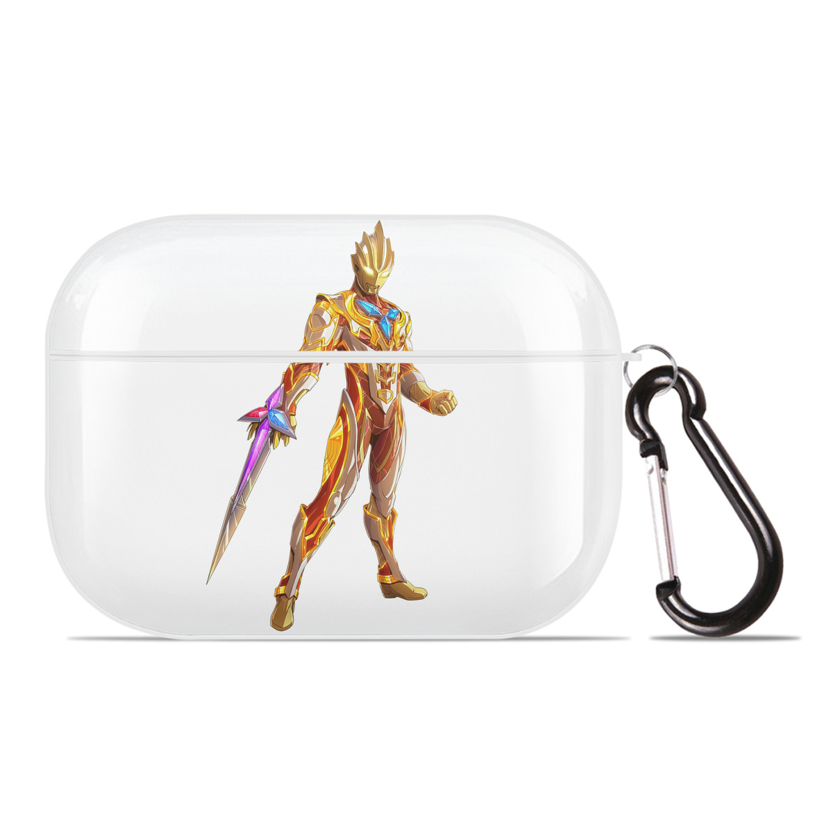 （画像用） ウルトラマン Ultraman 【AirPods Pro用】ハードシェル保護ケース 耐衝撃・防指紋・カラビナ付き商品仕様