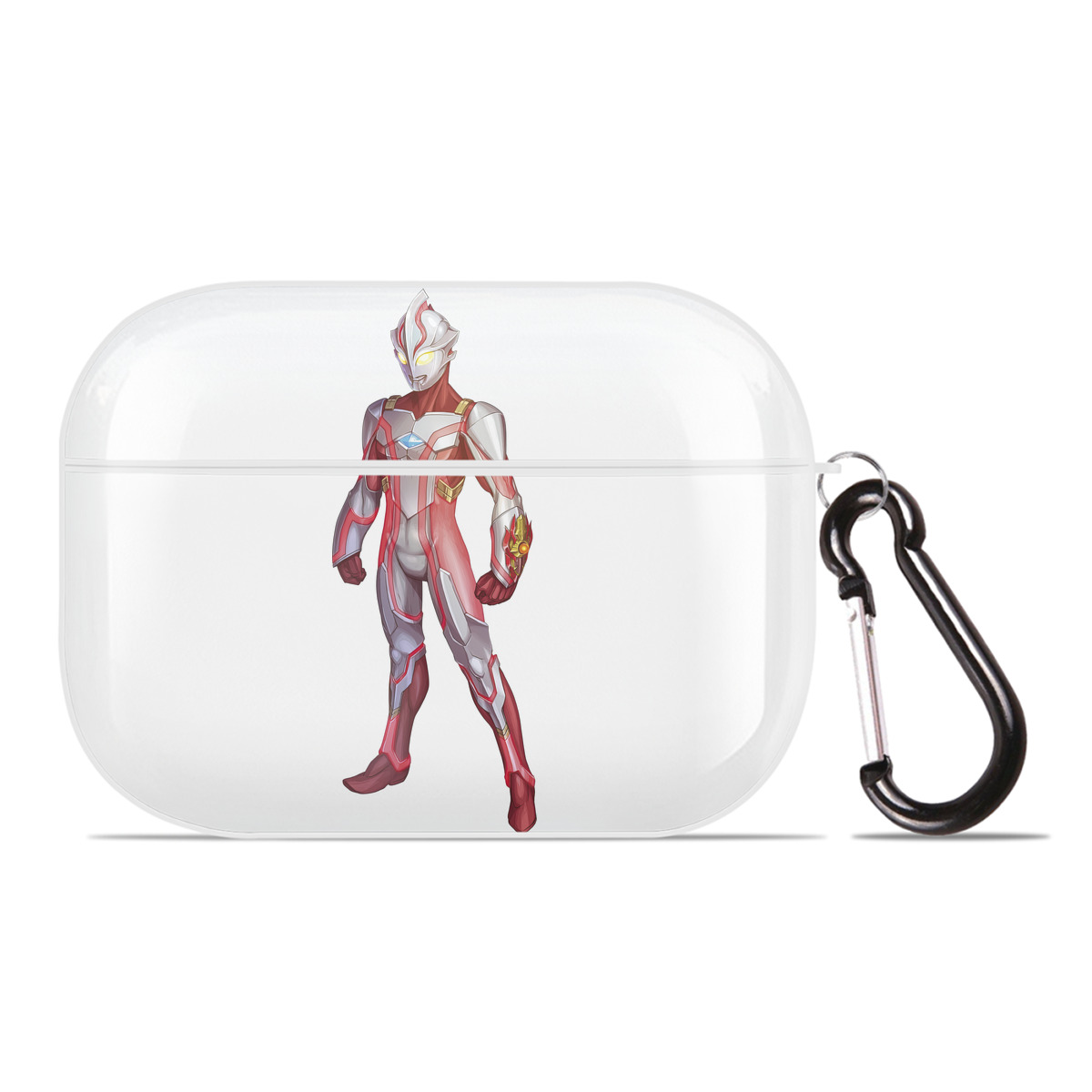 （画像用） ウルトラマン Ultraman 【AirPods Pro用】ハードシェル保護ケース 耐衝撃・防指紋・カラビナ付き商品仕様
