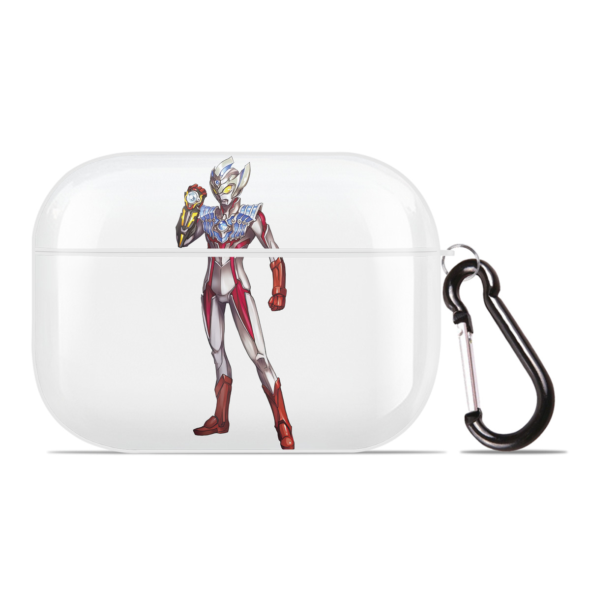 （画像用） ウルトラマン Ultraman 【AirPods Pro用】ハードシェル保護ケース 耐衝撃・防指紋・カラビナ付き商品仕様