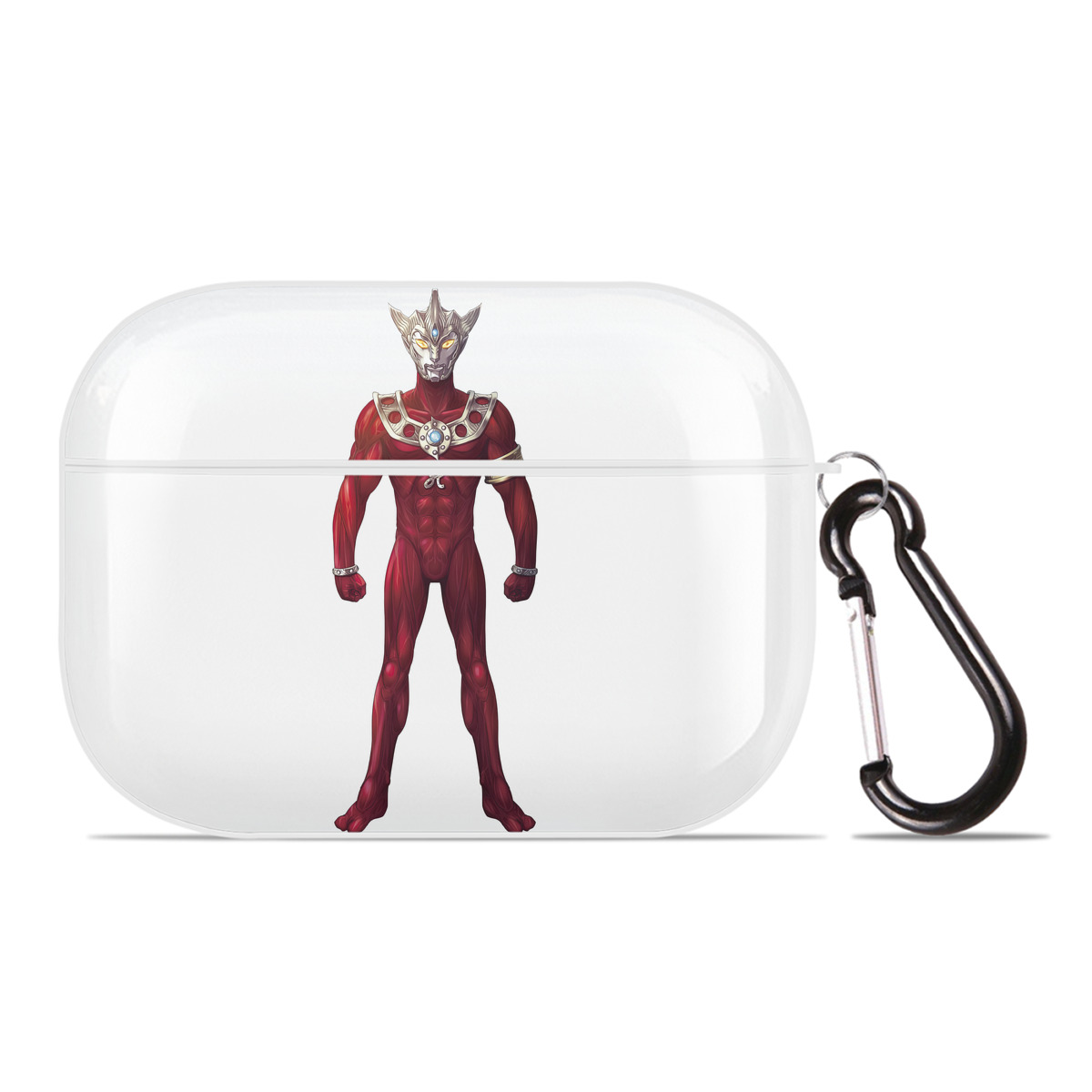 （画像用） ウルトラマン Ultraman 【AirPods Pro用】ハードシェル保護ケース 耐衝撃・防指紋・カラビナ付き商品仕様