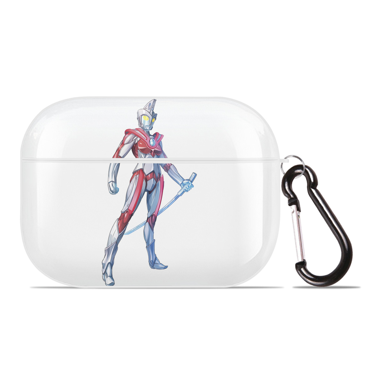 （画像用） ウルトラマン Ultraman 【AirPods Pro用】ハードシェル保護ケース 耐衝撃・防指紋・カラビナ付き商品仕様