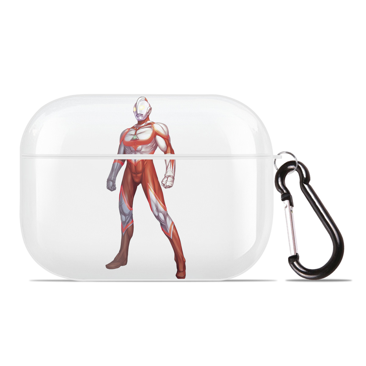 （画像用） ウルトラマン Ultraman 【AirPods Pro用】ハードシェル保護ケース 耐衝撃・防指紋・カラビナ付き商品仕様