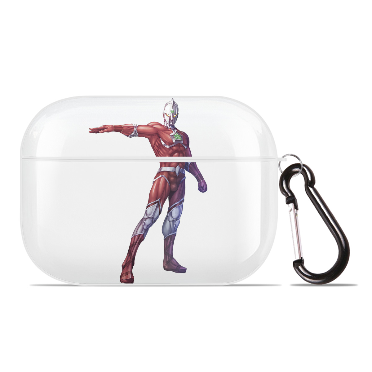 （画像用） ウルトラマン Ultraman 【AirPods Pro用】ハードシェル保護ケース 耐衝撃・防指紋・カラビナ付き商品仕様