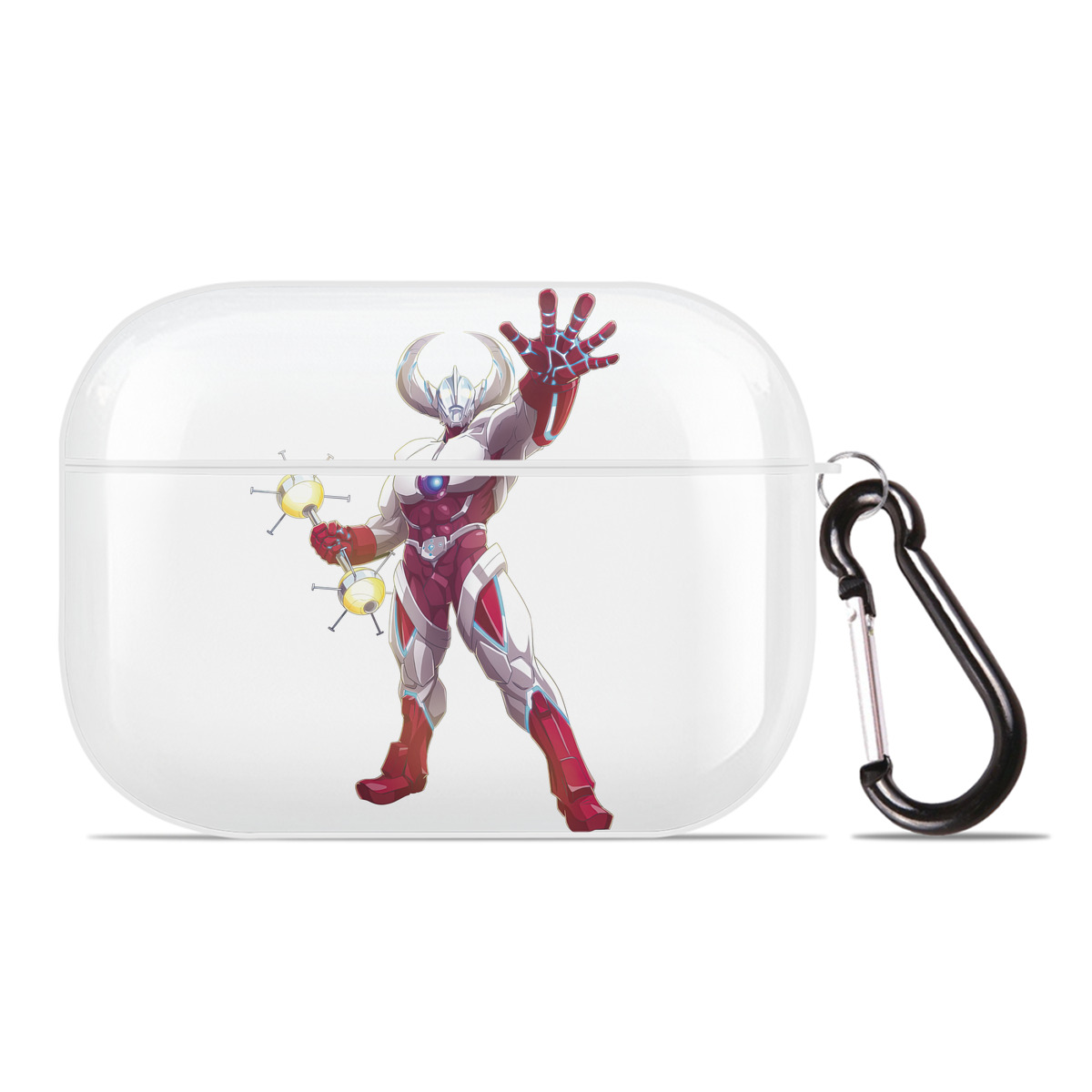 （画像用） ウルトラマン Ultraman 【AirPods Pro用】ハードシェル保護ケース 耐衝撃・防指紋・カラビナ付き商品仕様