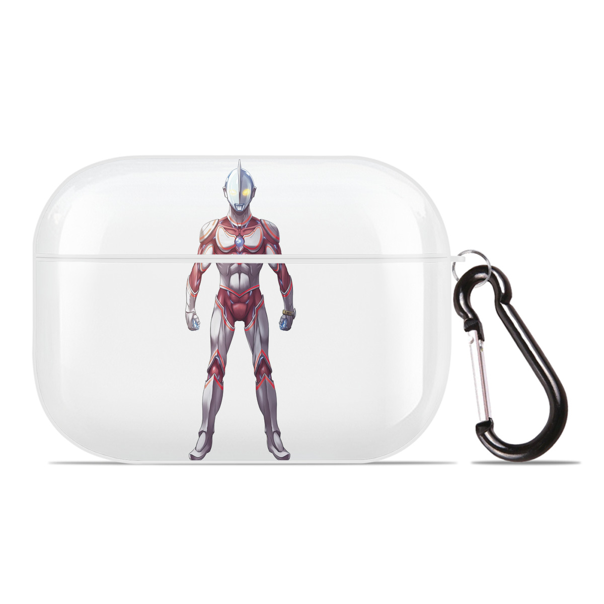 （画像用） ウルトラマン Ultraman 【AirPods Pro用】ハードシェル保護ケース 耐衝撃・防指紋・カラビナ付き商品仕様